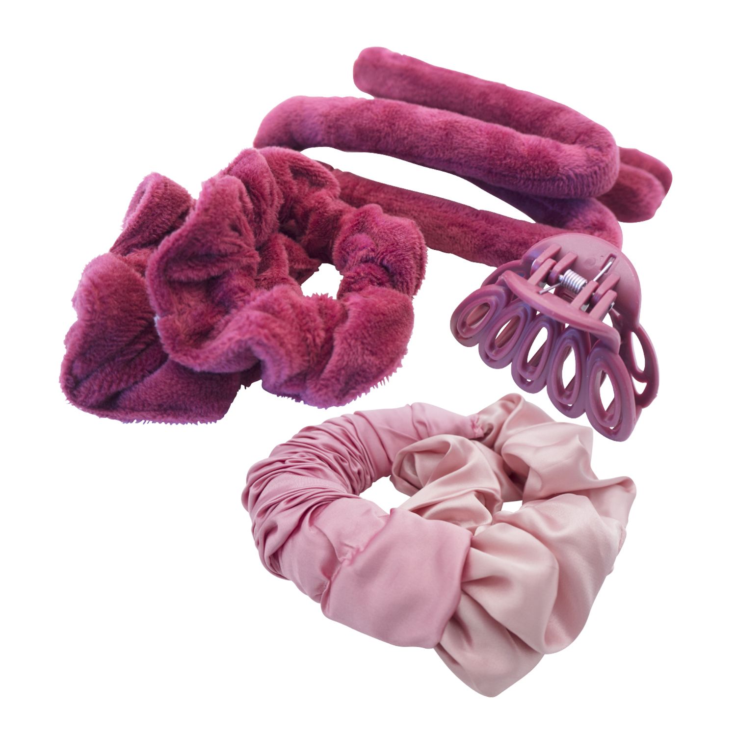 GUILIA Lockenformer-Set mit Lockenstyler für Locken ohne Hitze, 5tlg.