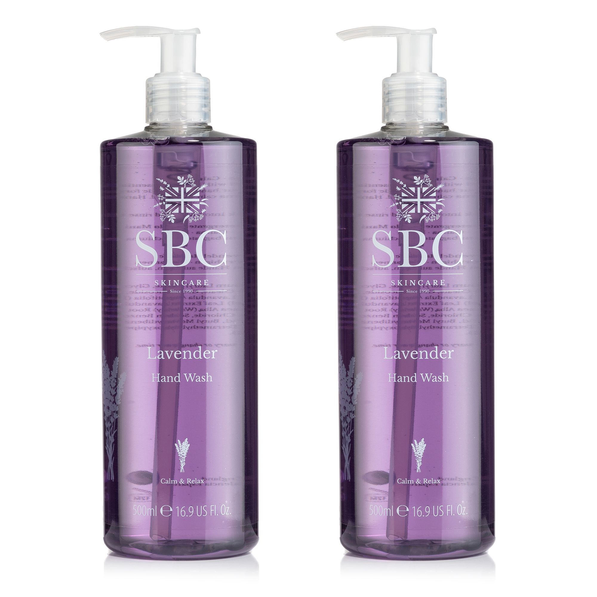 SBC Lavendel Hand Wash Duo 2x 500ml QVC.de