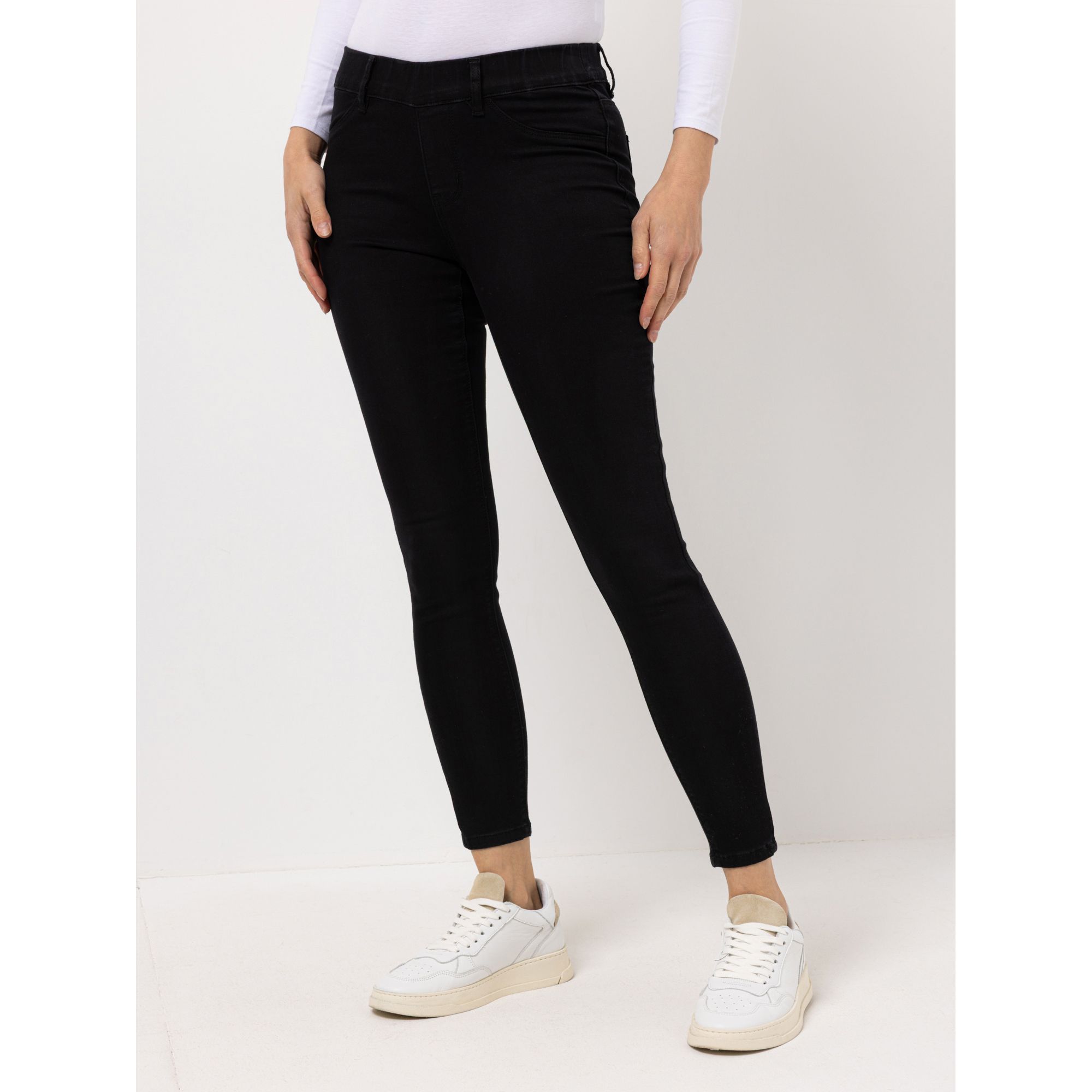 ANNI FOR FRIENDS Jeggings knöchellang Rudnumdehnbund sehr schmales Bein