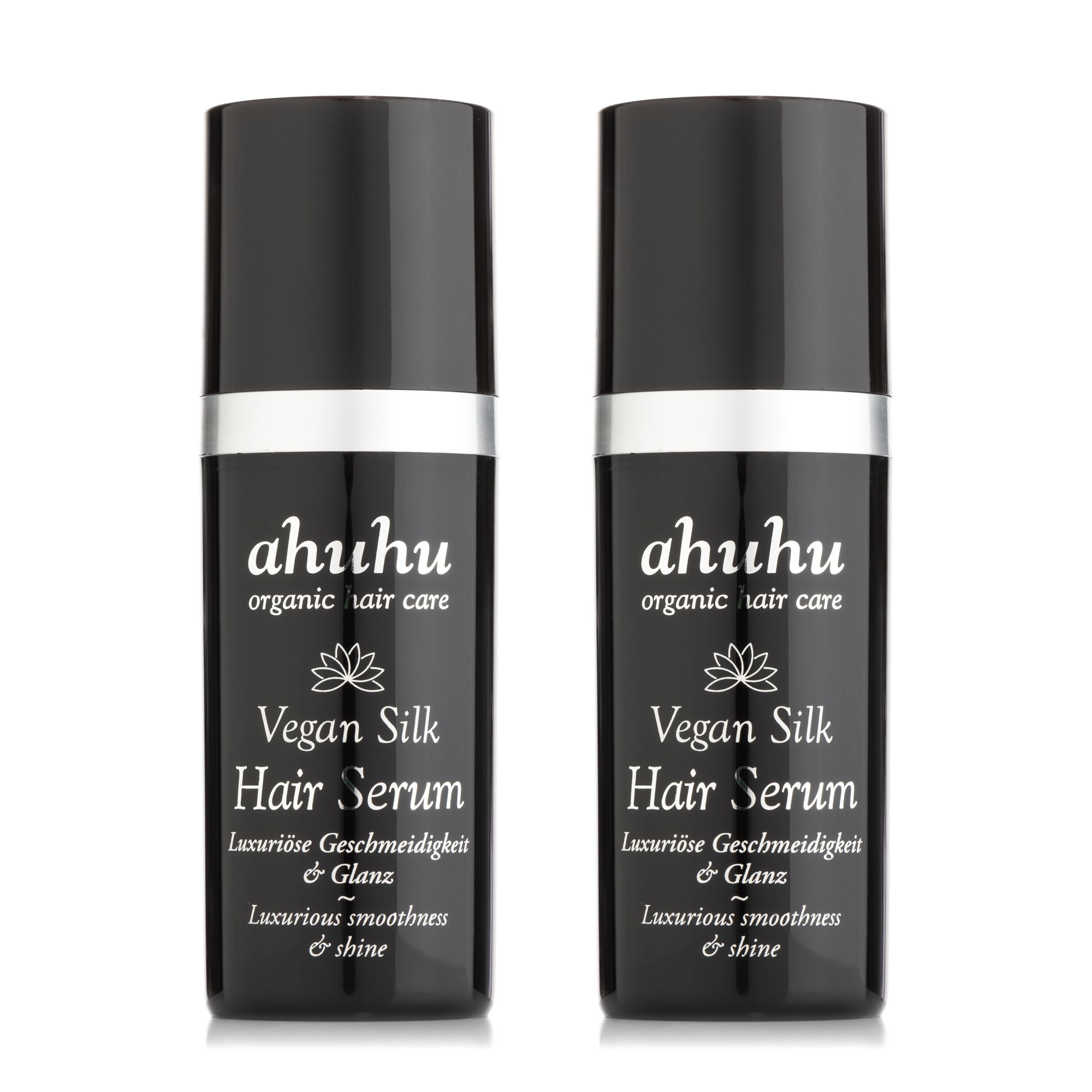 ahuhu organic hair care Vegan Silk Hair Serum 2x30ml