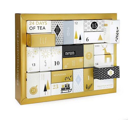 tea exclusive Adventskalender Golden Edition Loser Tee & weitere Überraschungen