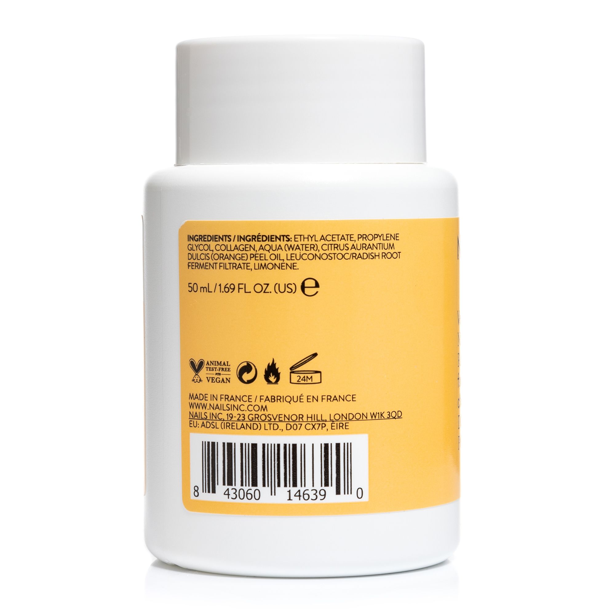 NAILS.INC® Express Nagellack Entferner Trio mit Kollagen 3x50ml QVC.de