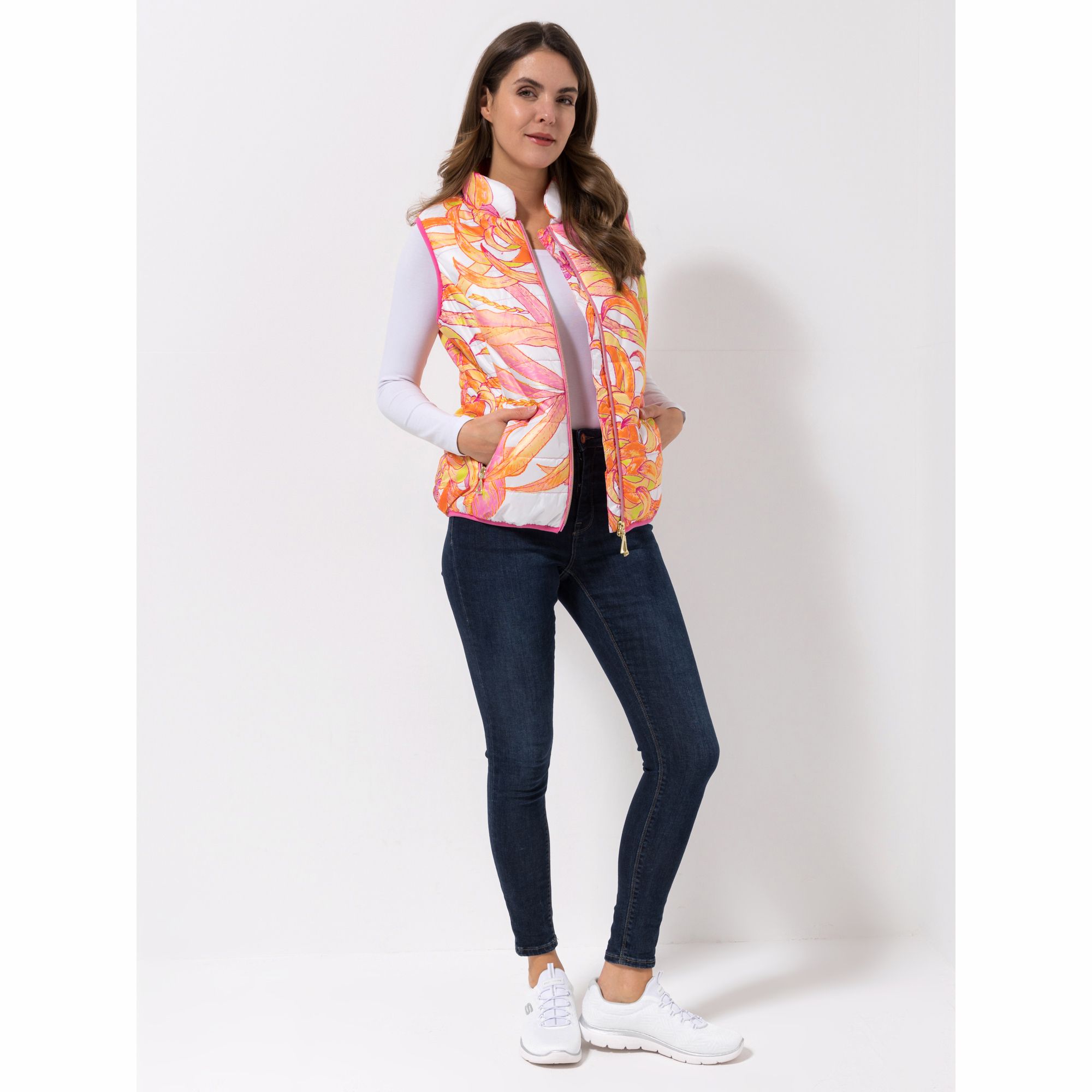 DAWID by Dawid Tomaszewski Steppweste, Taschen Tunnelzug Taille figurumspielend