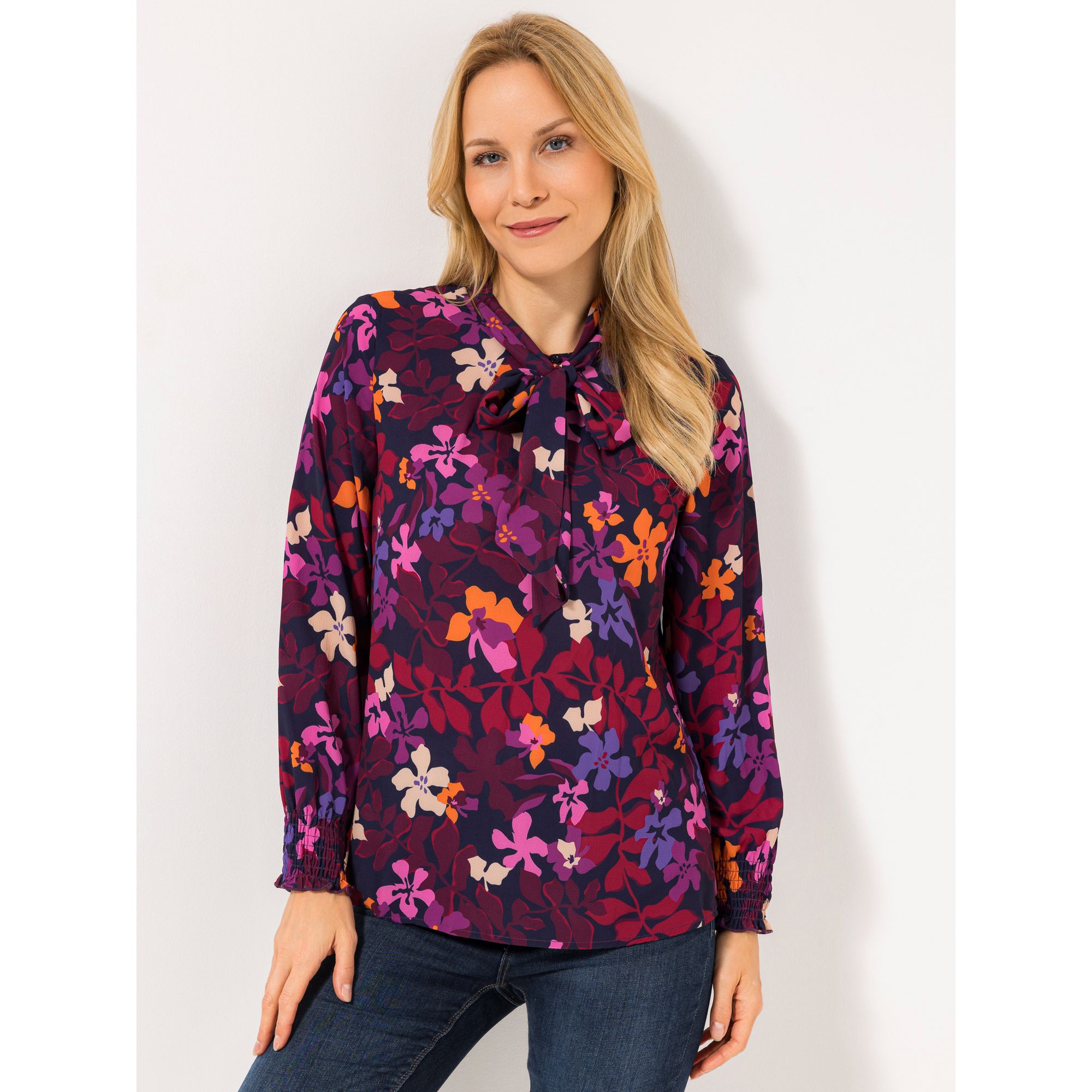 DAWID by Dawid Tomaszewski Bluse, Bindeband Seitenschlitze leger weit