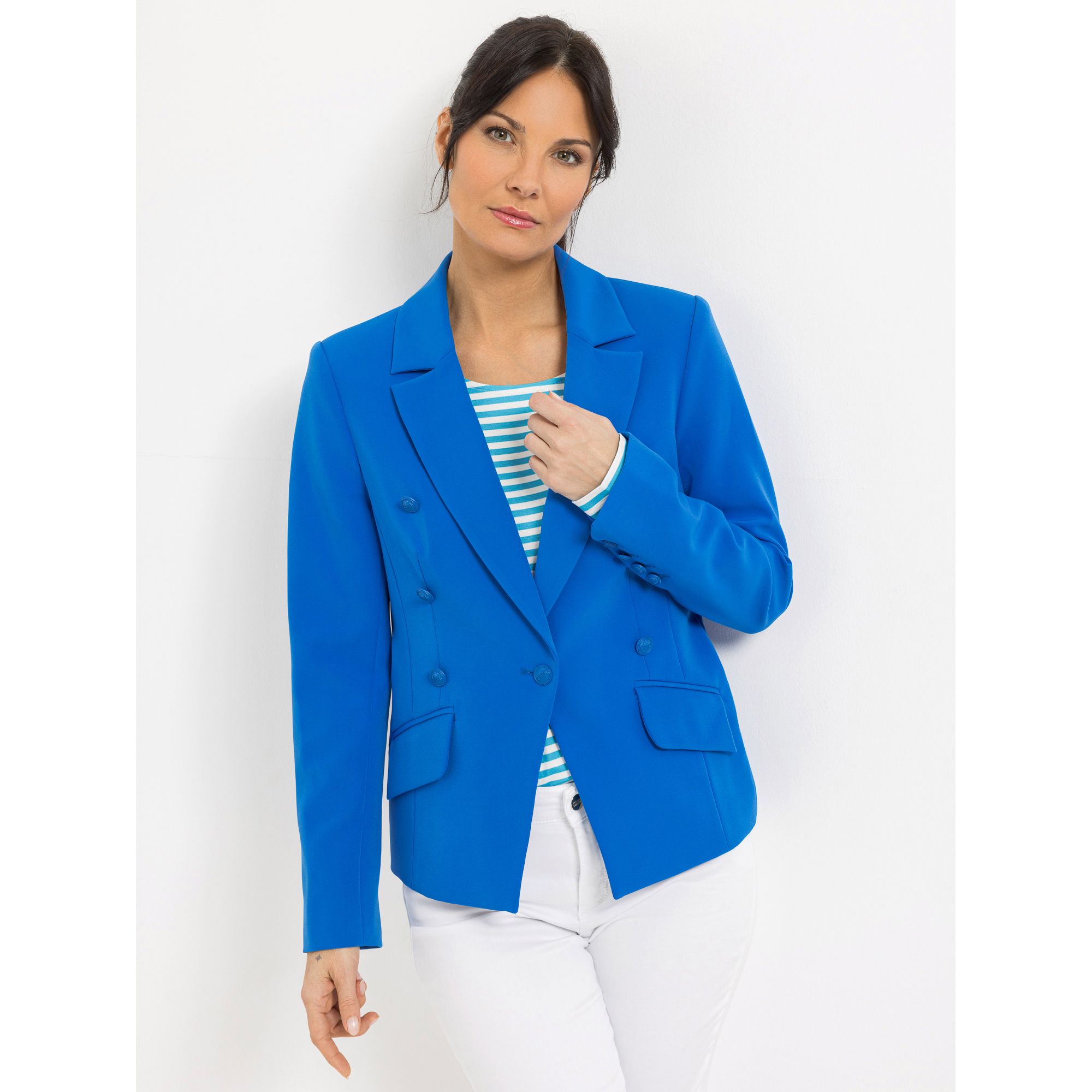 STEFFEN SCHRAUT Blazer Madrid Reverskragen Schmuckknöpfe figurbetont