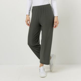 KIM & CO. Hose, 7/8-Länge Deluxe Brazil Knit Rundumdehnbund gerader Beinverlauf