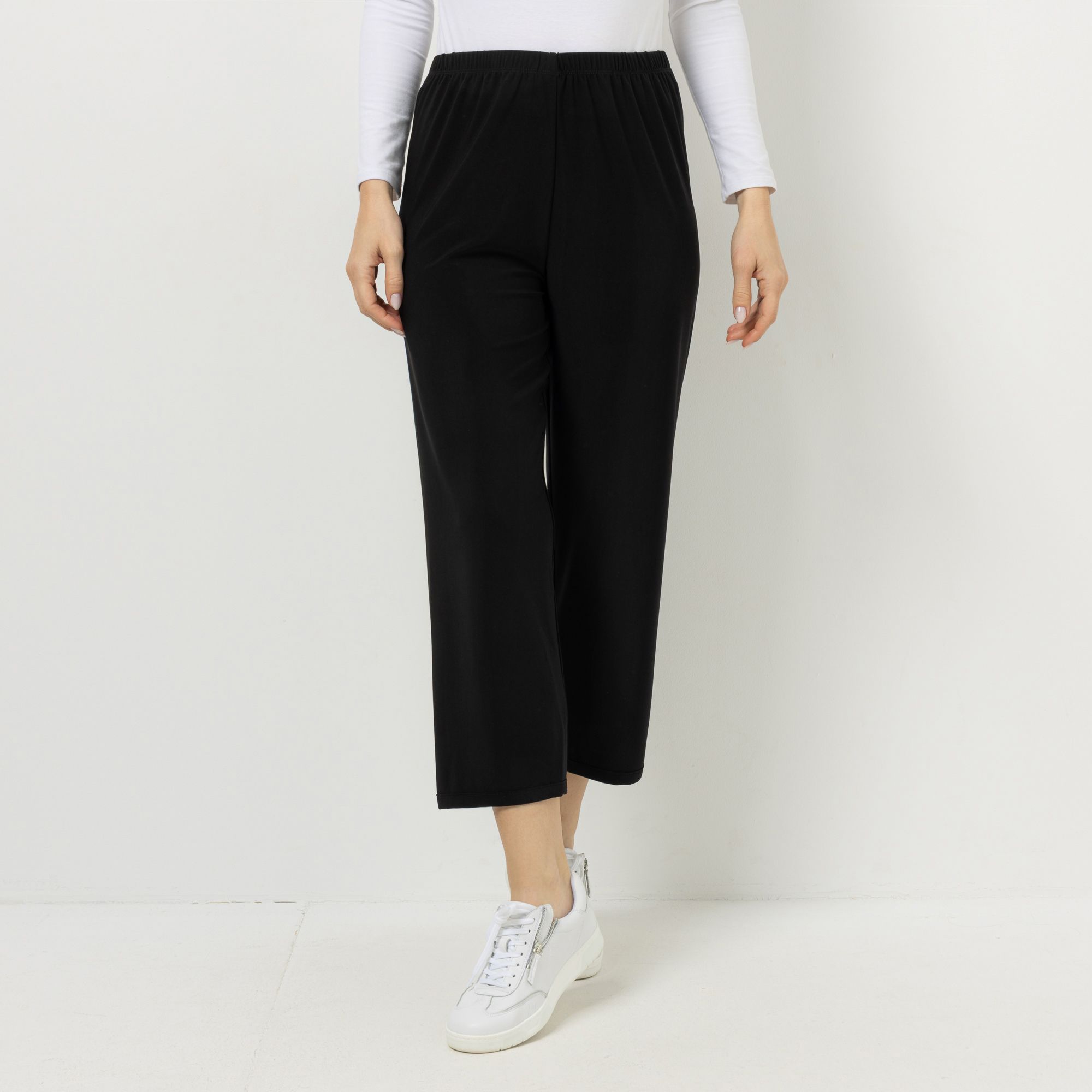 KIM & CO. Hose, 7/8-Länge Deluxe Brazil Knit Rundumdehnbund schmaler Beinverlauf