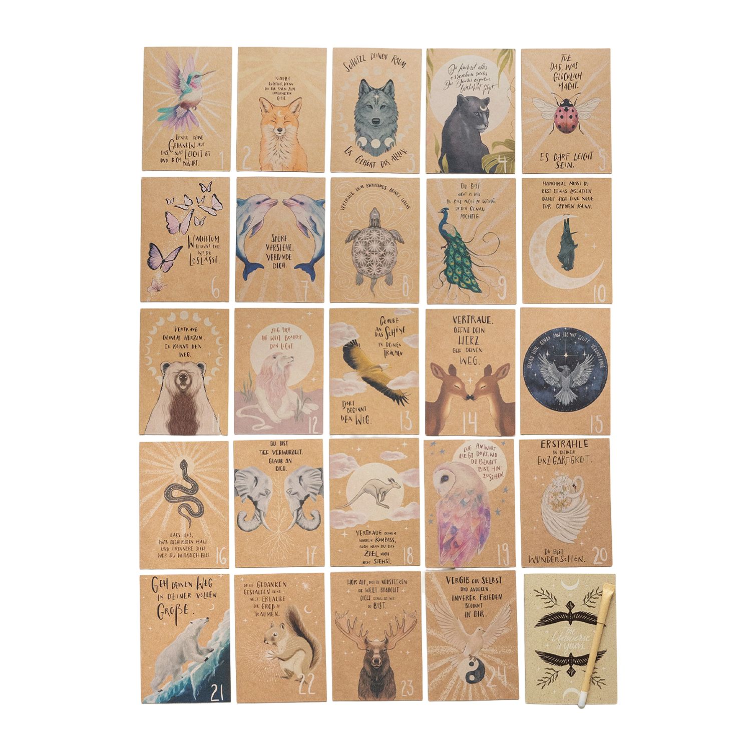 OH SHANTI Mindful Adventskalender Animal Spirit Edition