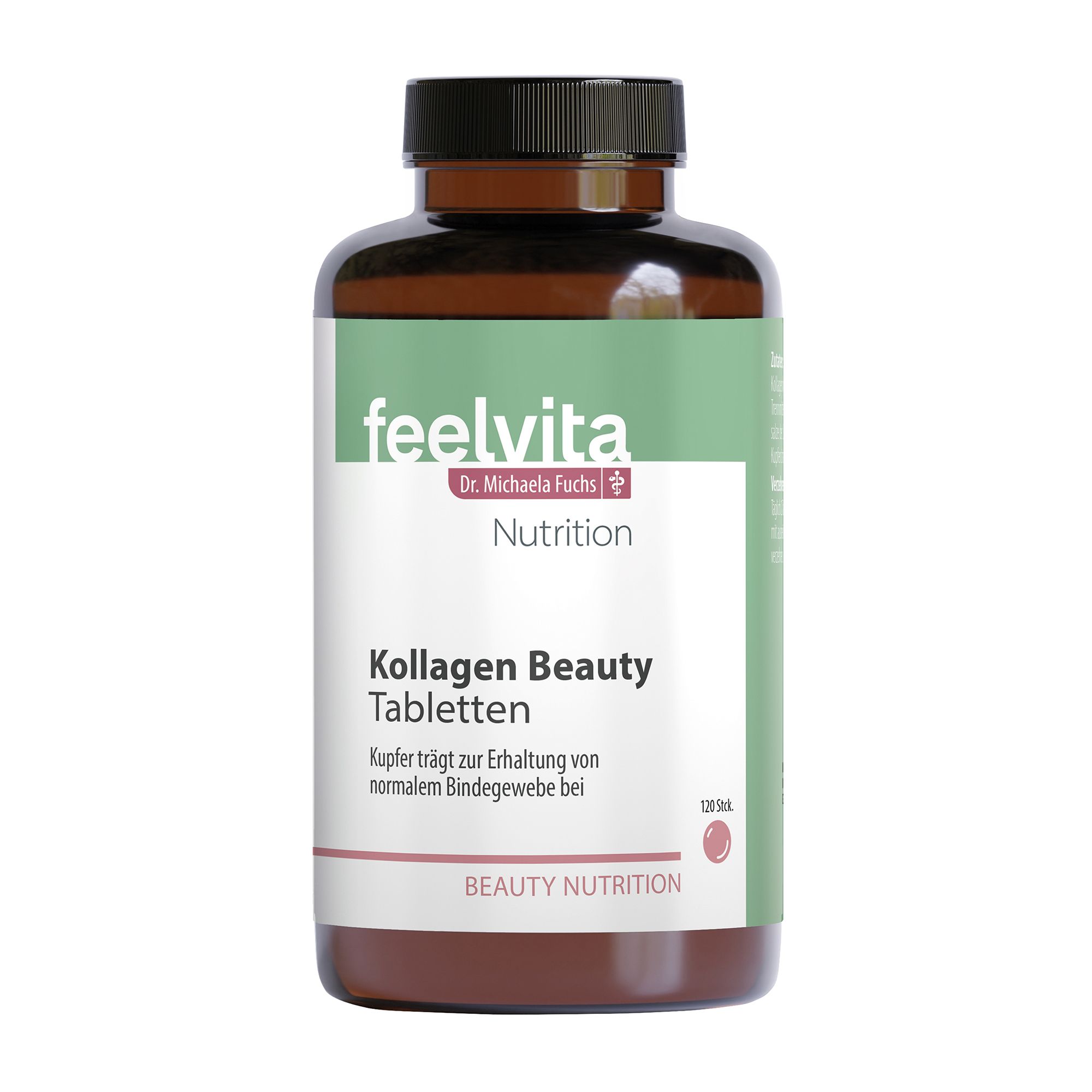 Dr. Michaela Fuchs feelvita Kollagen Tabletten 120 Stück f. 60 Tage Inhalt: 151 g