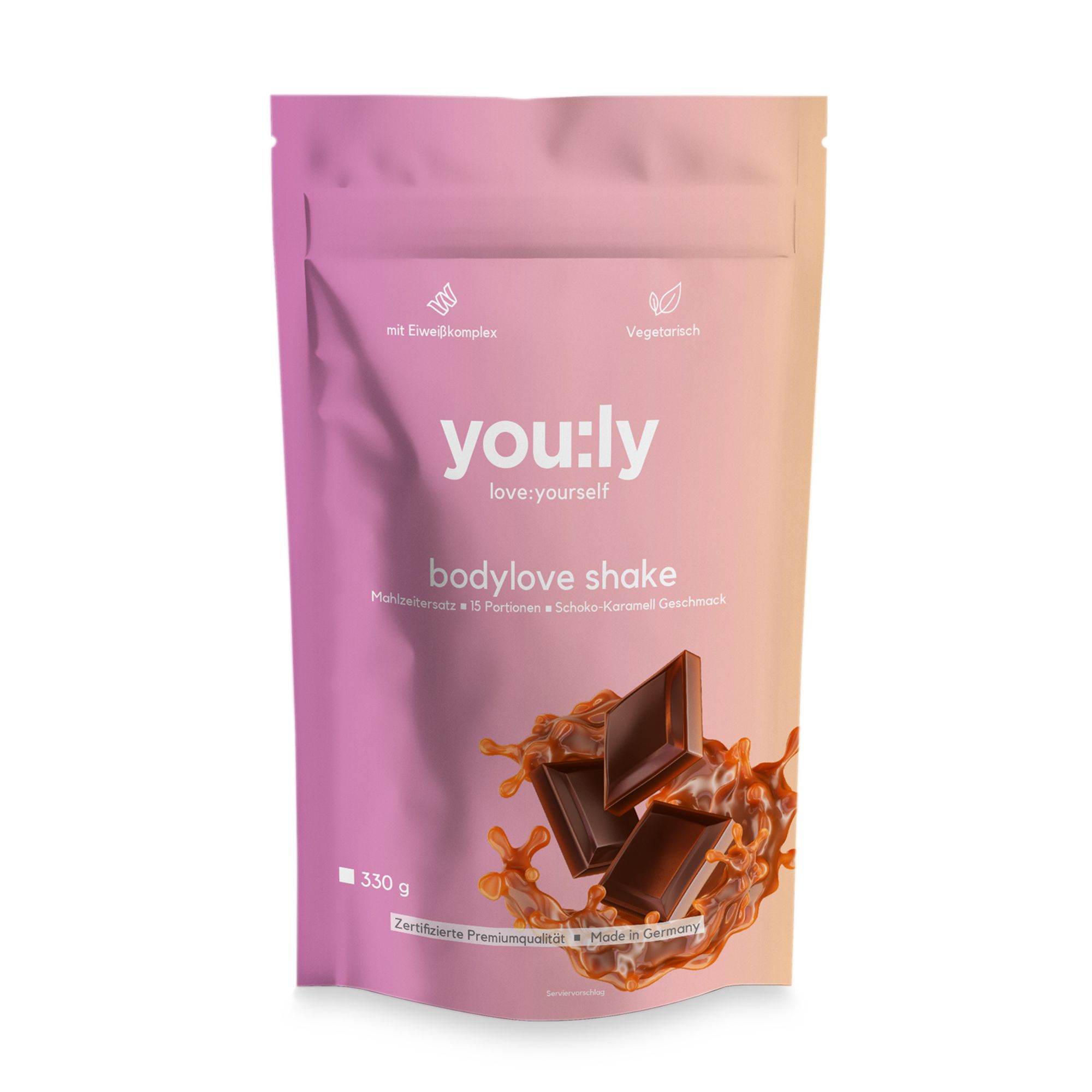 you:ly Bodylove Shake Mahlzeitenersatz 330g f. 15 Portionen