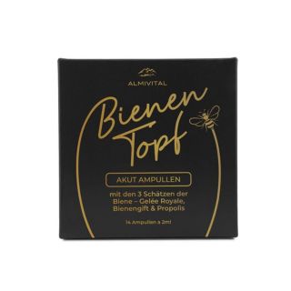 ALMIVITAL Bienentopf Akut Ampullen mit Gelée Royale, Bienengift, Propolis 14x 2ml