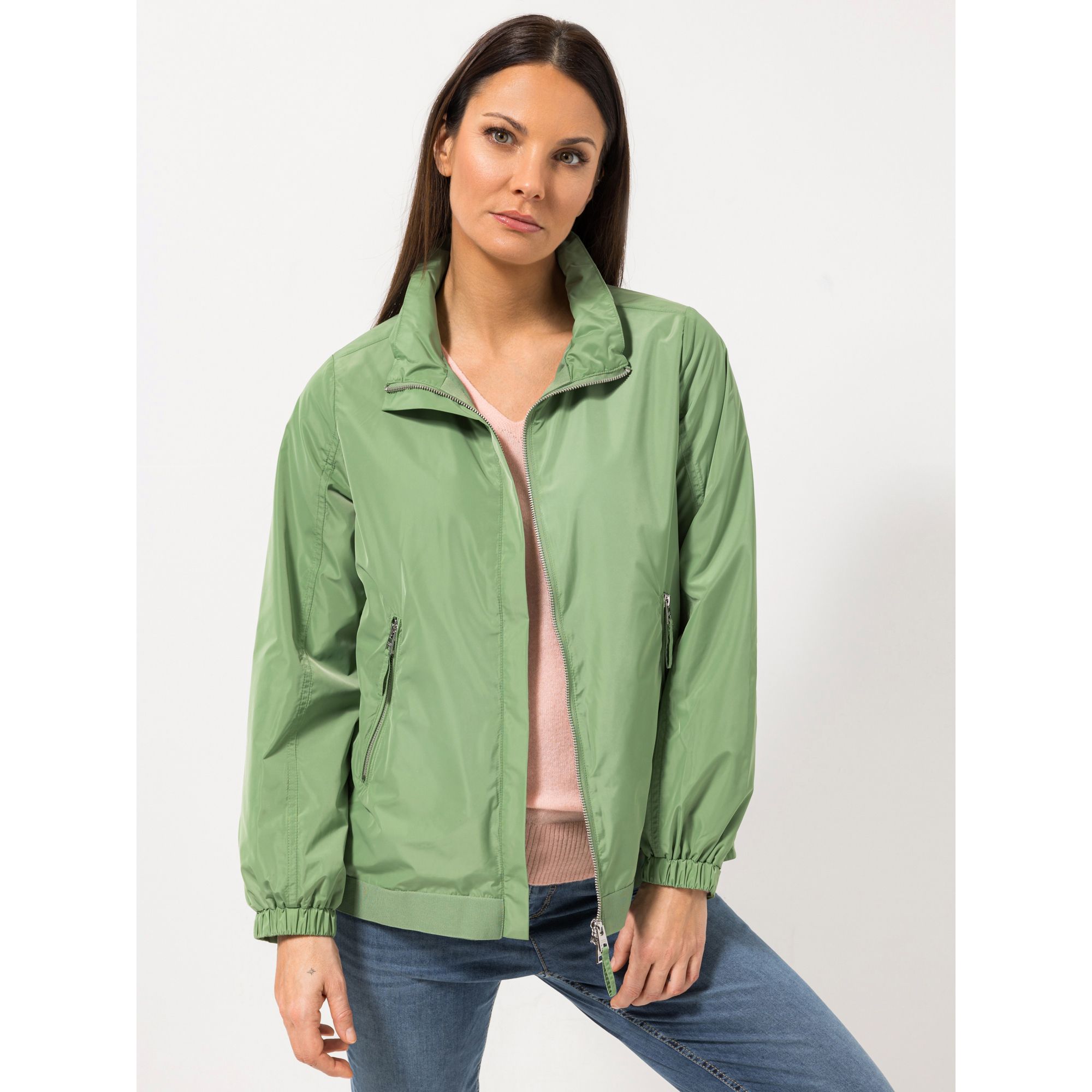 STEFFEN SCHRAUT Jacke, Rücken mit gelegter Falte ausgestellter Saum leger weit