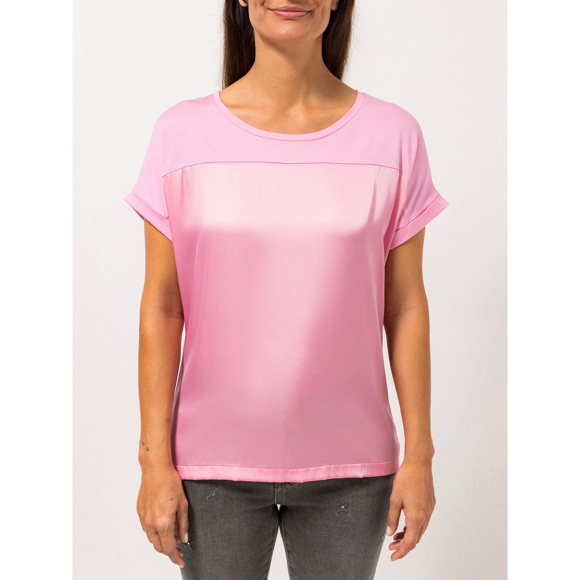 STEFFEN SCHRAUT Blusenshirt, 1/2-Arm Ärmelaufschlag OEKO-TEX® leger weit