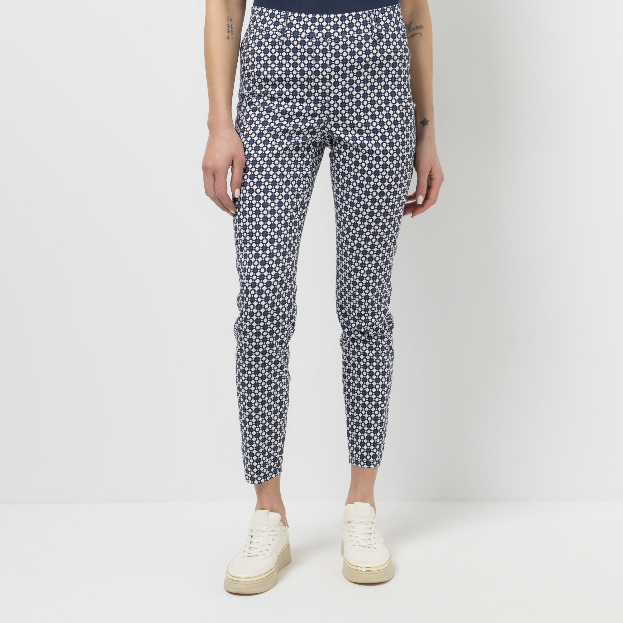 STEFFEN SCHRAUT Jeggings, knöchellang Rundumdehnbund Gürtelschlaufen sehr schnmales Bein