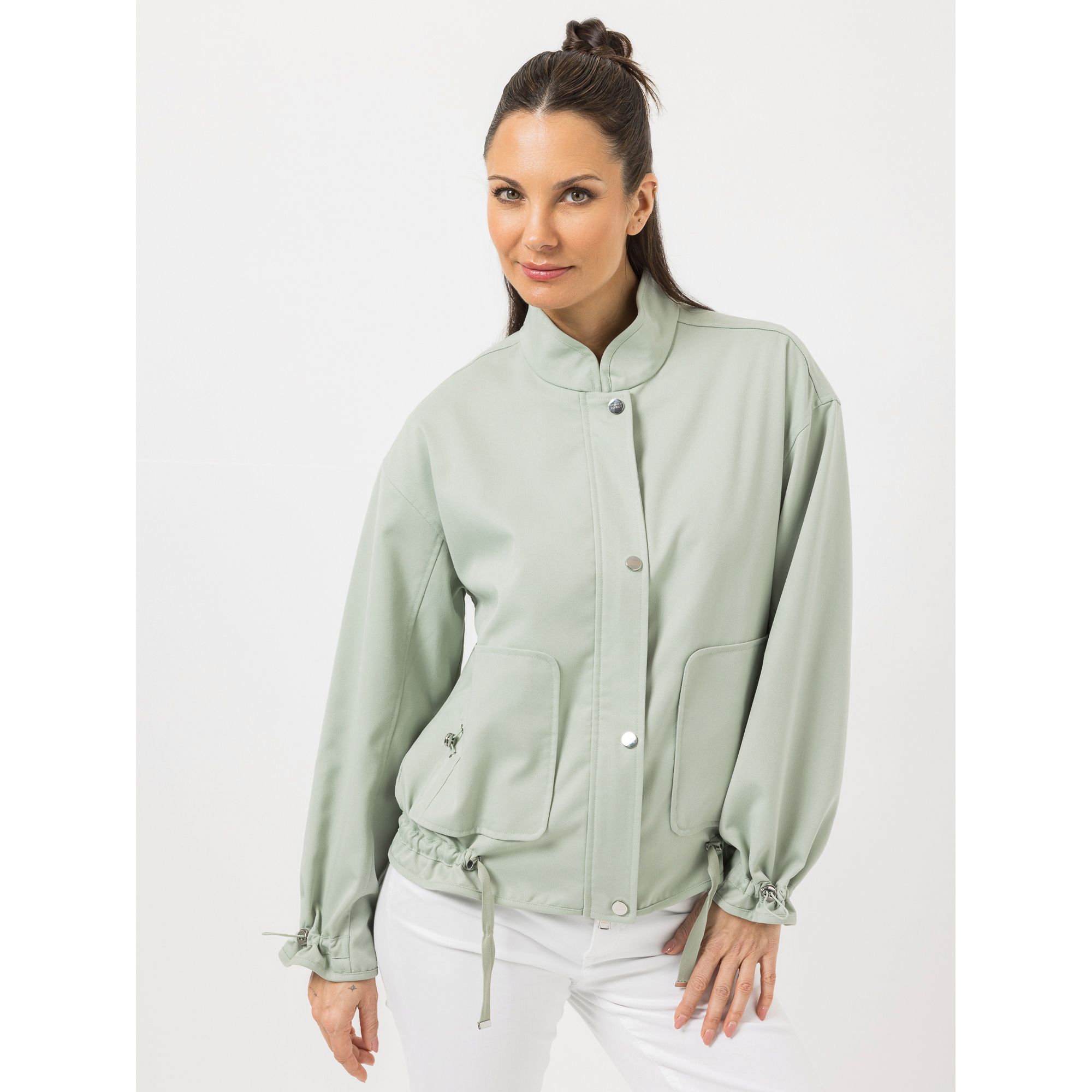 STEFFEN SCHRAUT Blousonjacke weiter Stehkragen aufgesetzte Taschen Oversize - leger weit