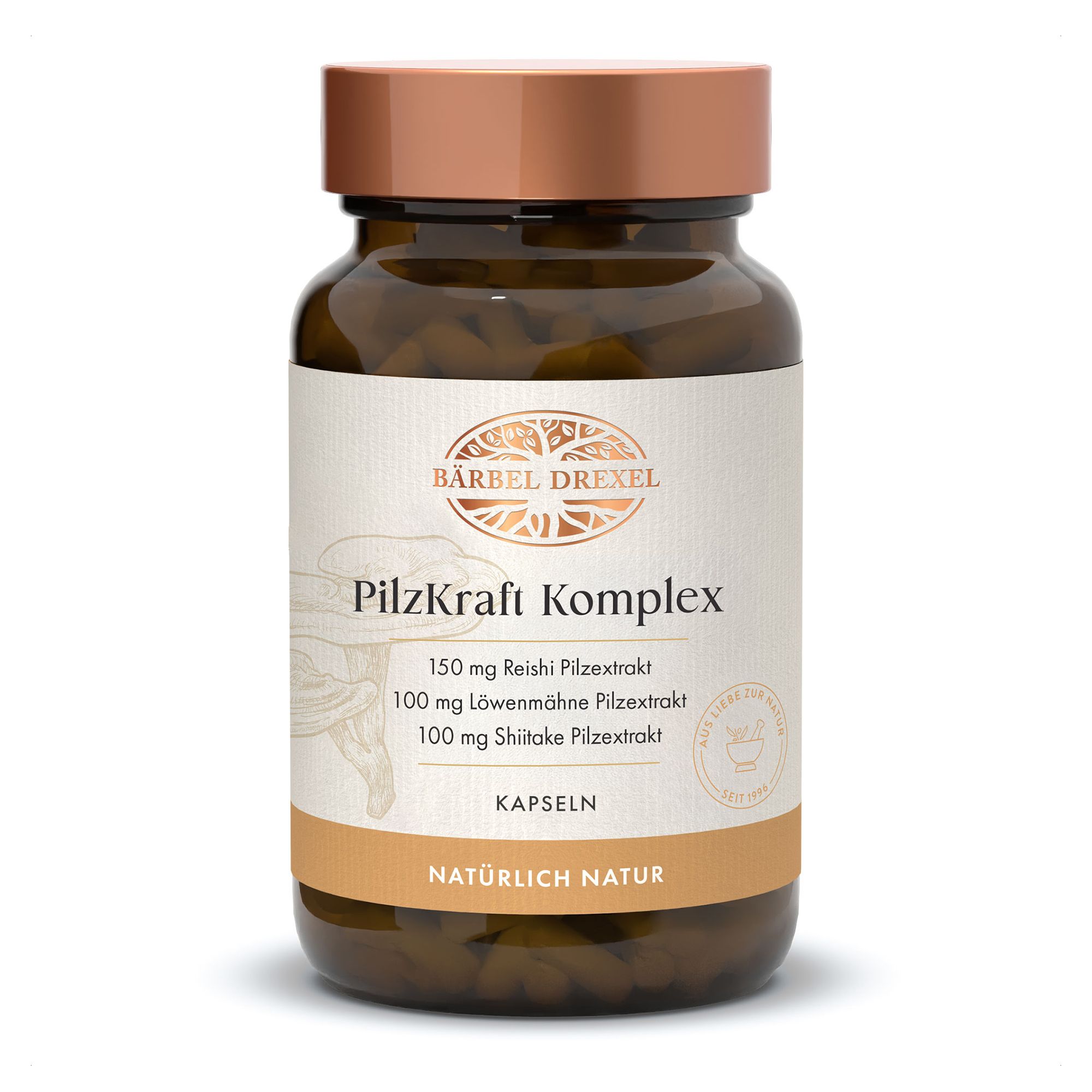 BÄRBEL DREXEL Pilzkraft Komplex Kapseln 30 Stück für 30 Tage