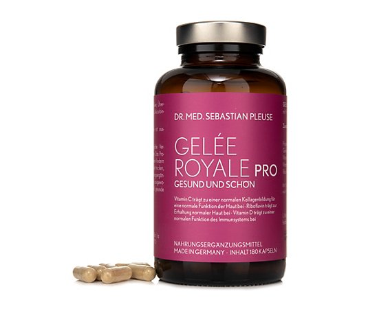 Dr. med. Sebastian Pleuse Geleé Royal Pro mit Vitamin C, D & B2 180 Kapseln, 90 Tage