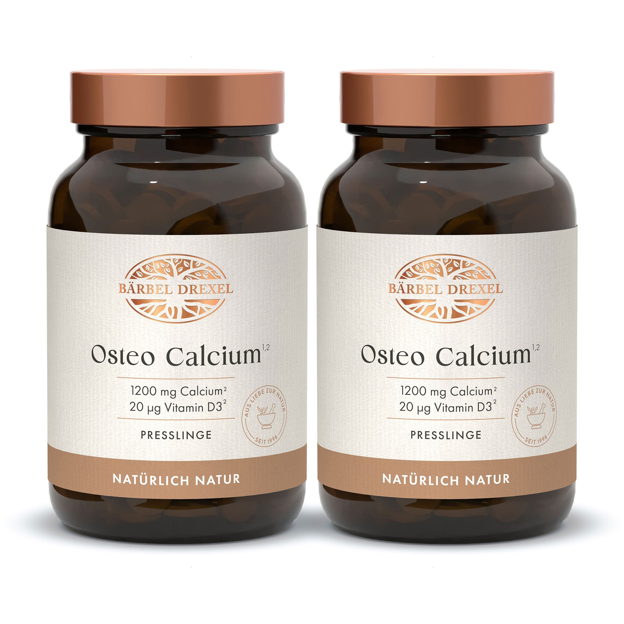 BÄRBEL DREXEL Osteo Calcium Presslinge 2x250 Stück für 100 Tage