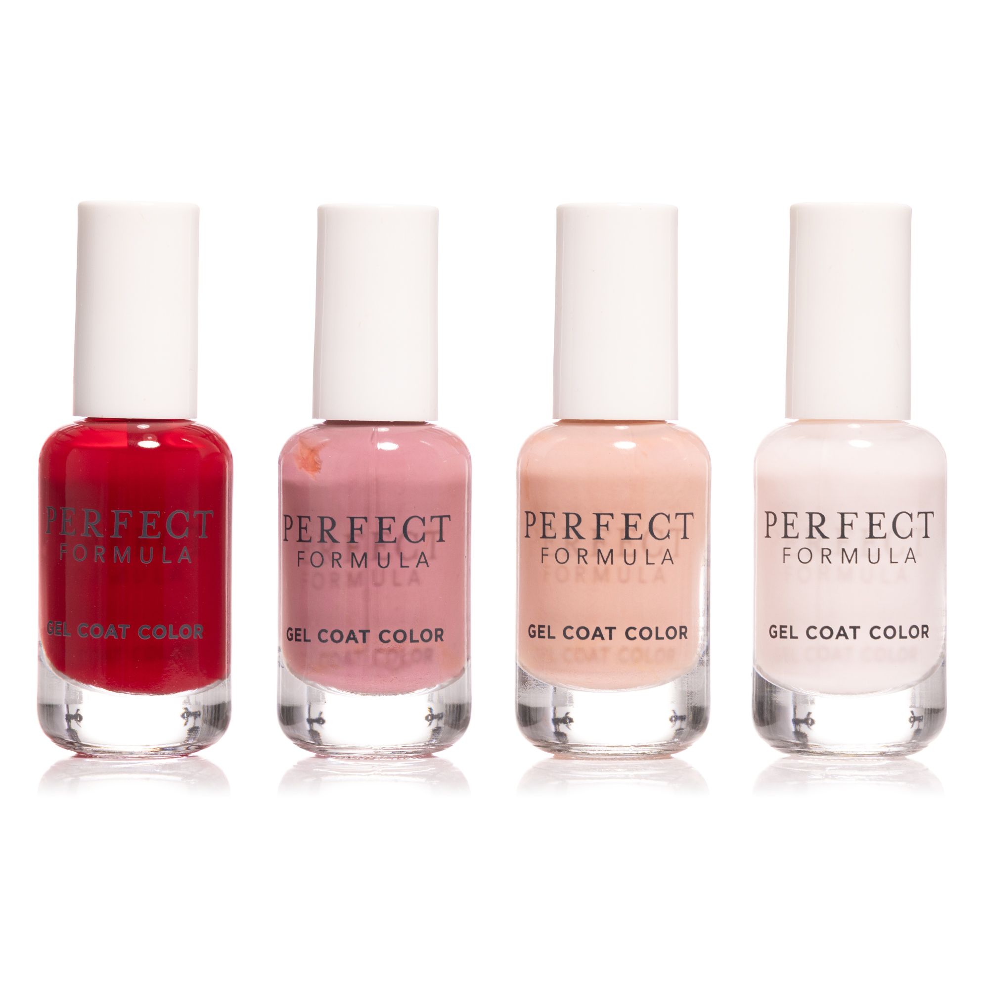 PERFECT FORMULA Gel Coat Color Nagellack-Set 4x8ml