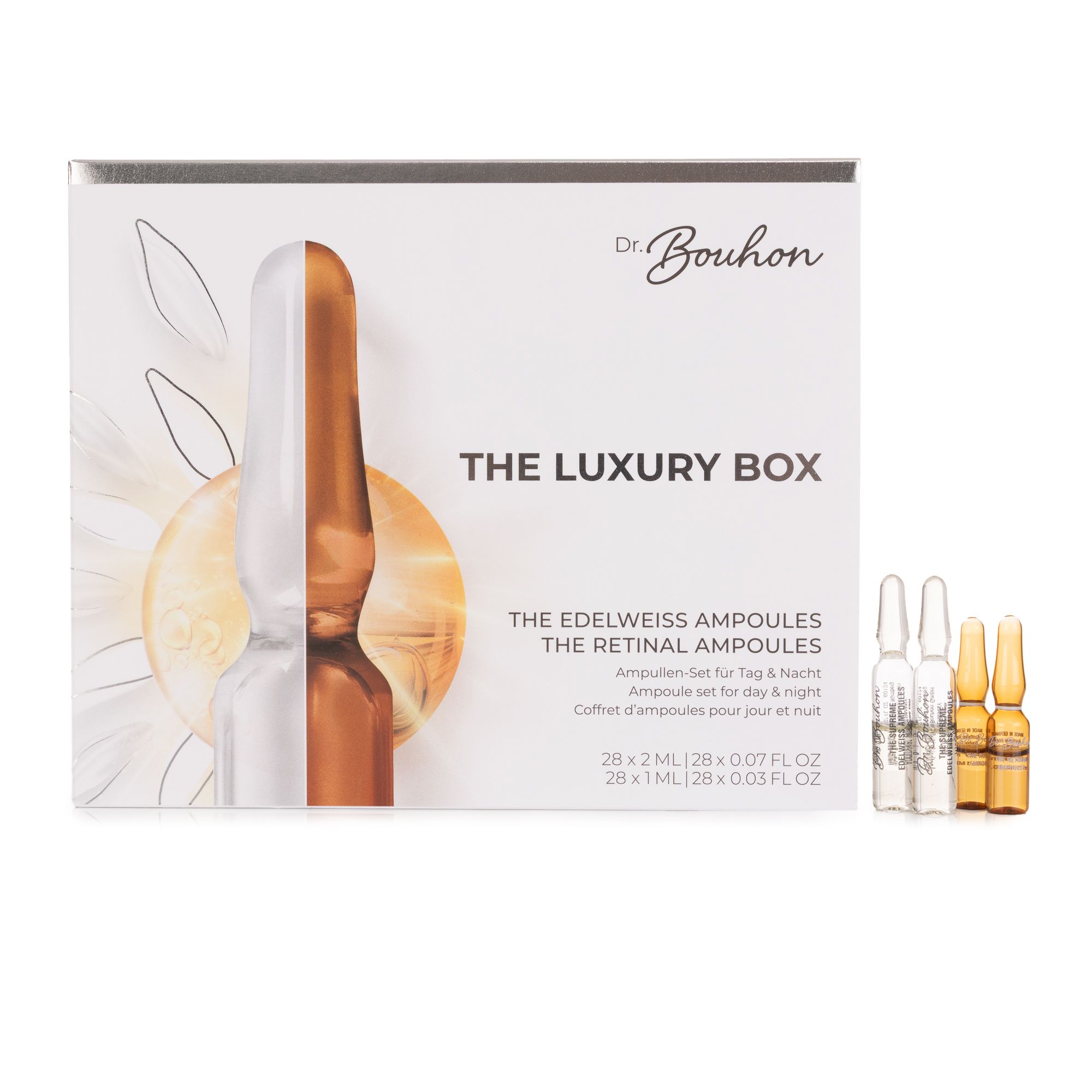 DR. BOUHON The Supreme Edelweiss Ampullen 28x2ml & The Retinal Ampullen 28x1ml