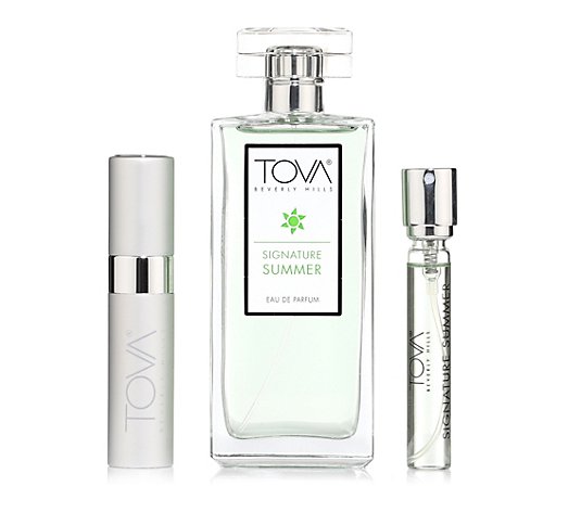 TOVA Parfum-Set Signature Summer Eau de Parfum 100ml Purse Spray 2x 10ml