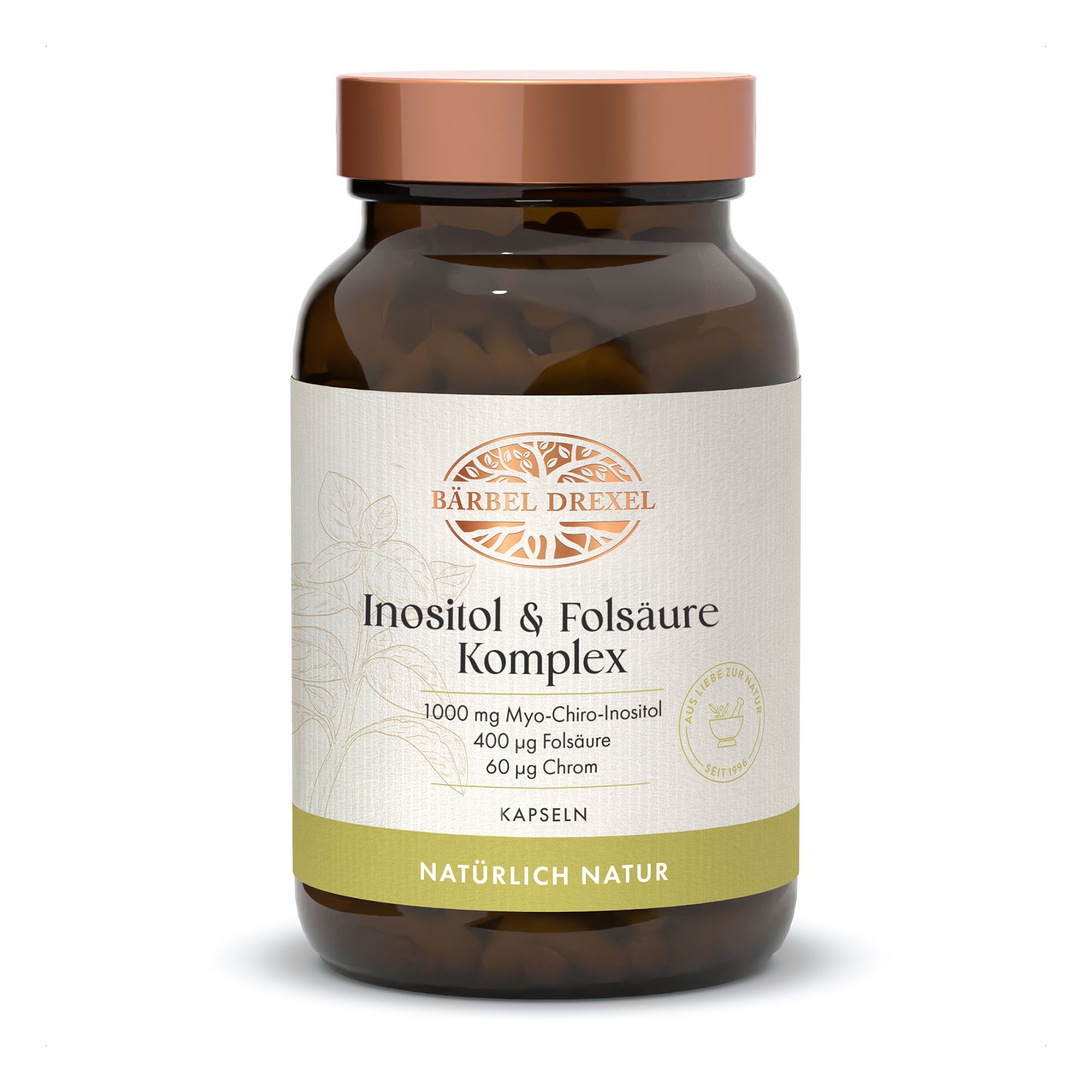 BÄRBEL DREXEL Inositol & Folsäure Komplex 60 Kapseln für 30 Tage