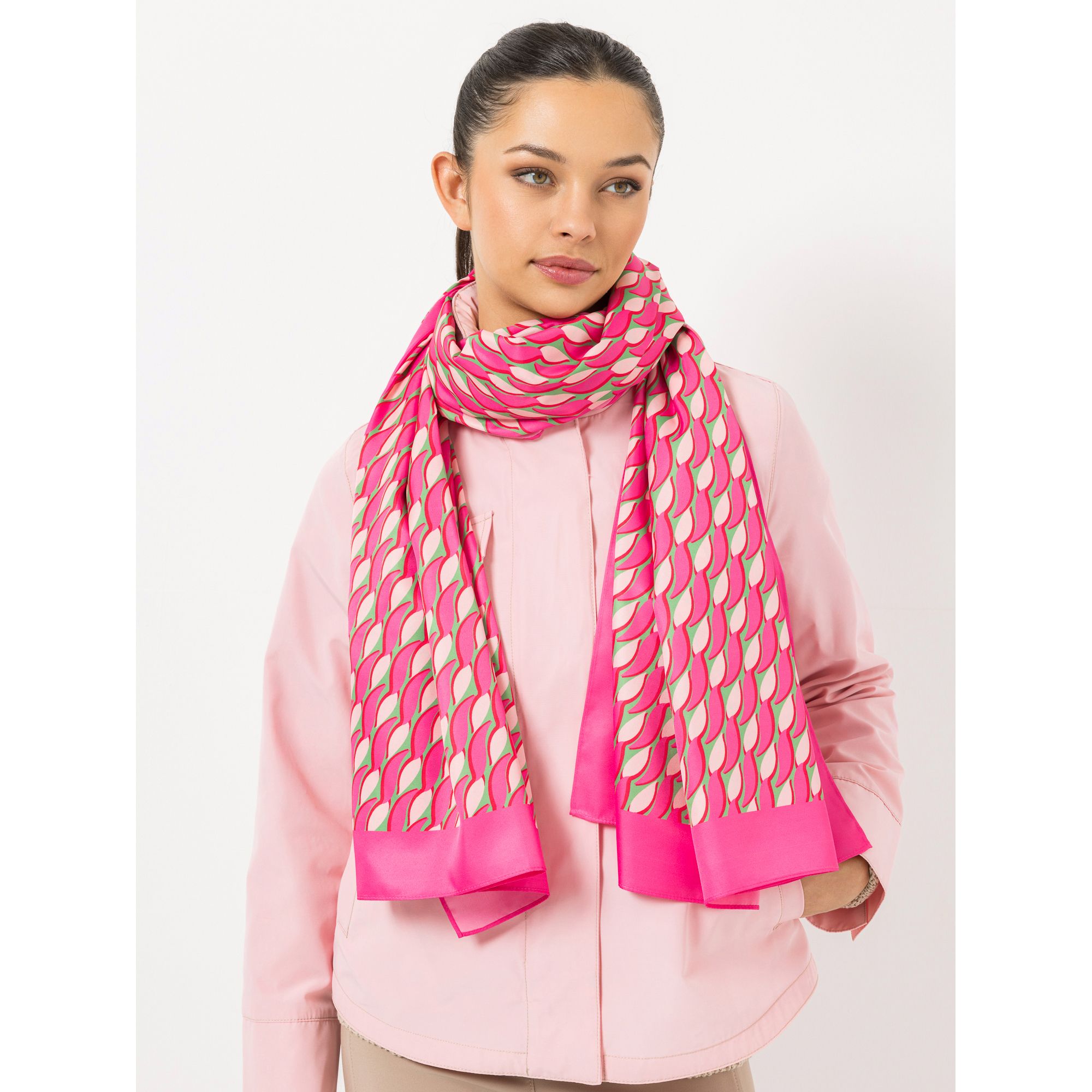 STEFFEN SCHRAUT Schal Caracas Twill-Stoff Allover-Druck ca. 190x90cm