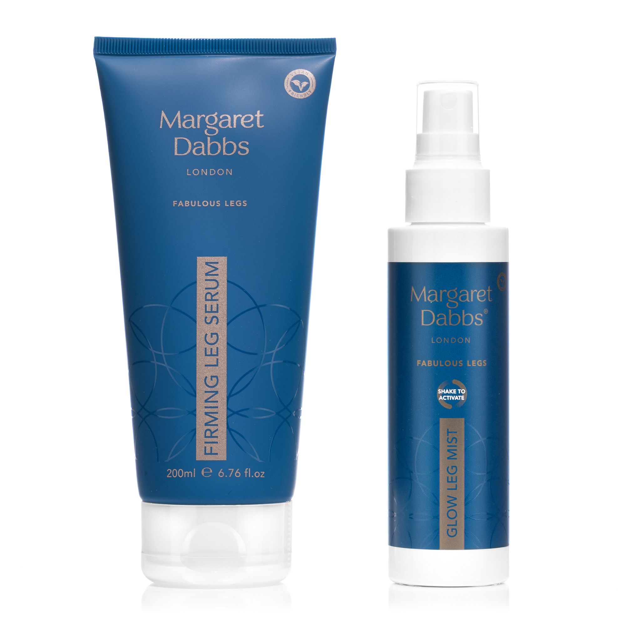 MARGARET DABBS LONDON Firming Leg Serum, 200ml, Refining Glow Leg Mist 100ml