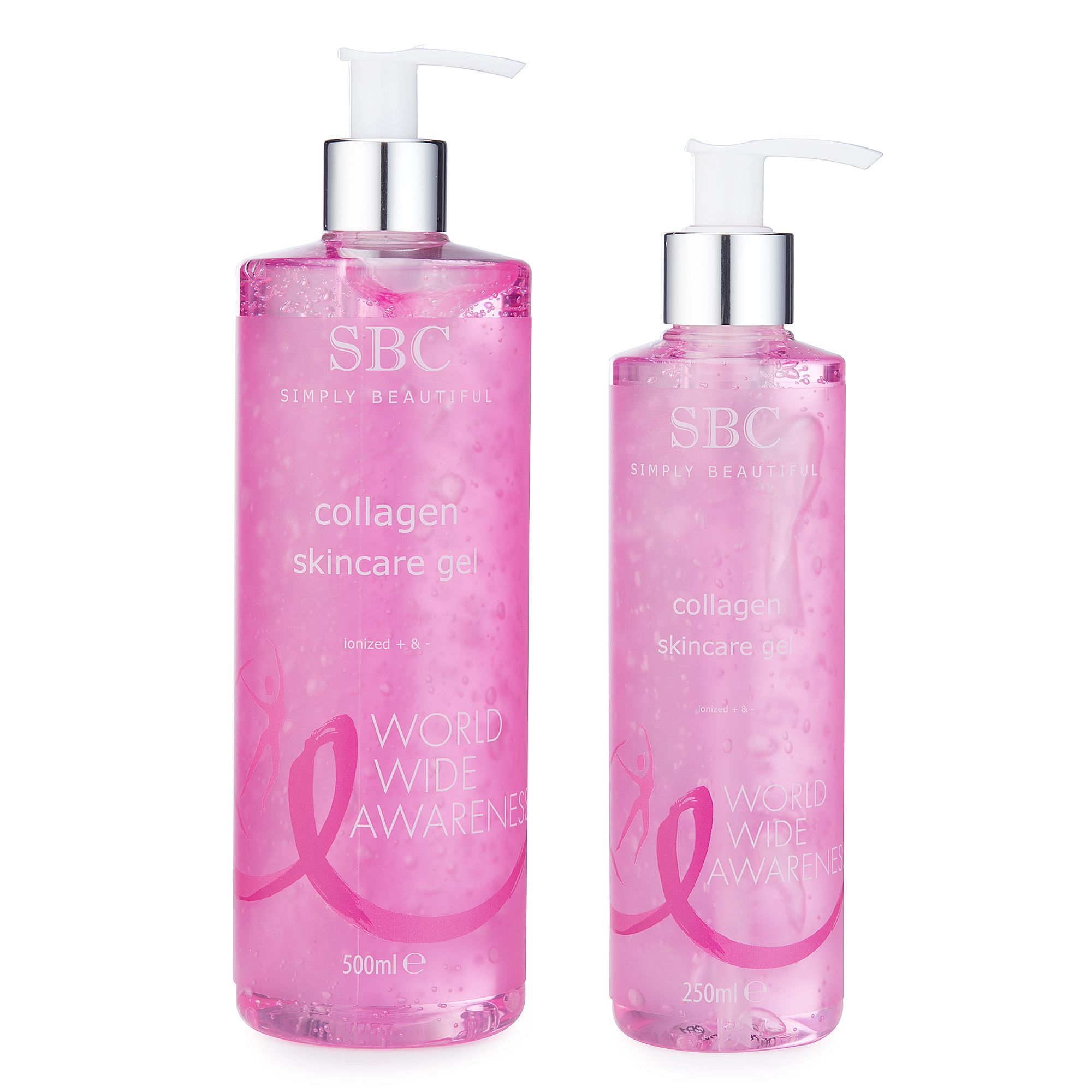 SBC COLLAGEN Skincare Gel-Duo 250ml & 500ml - QVC.de