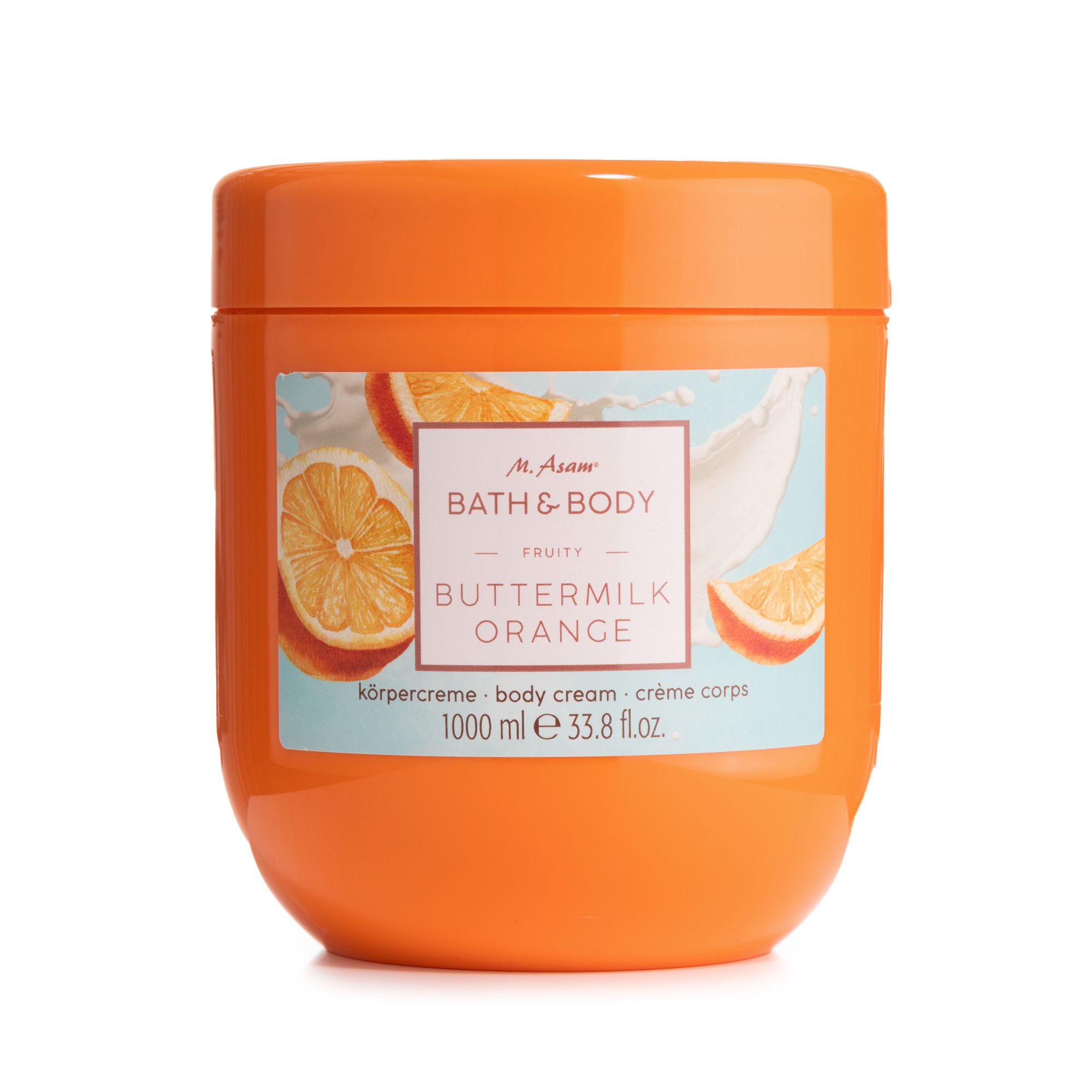 M.ASAM® Buttermilch-Orange Körpercreme Sondergröße 1.000ml