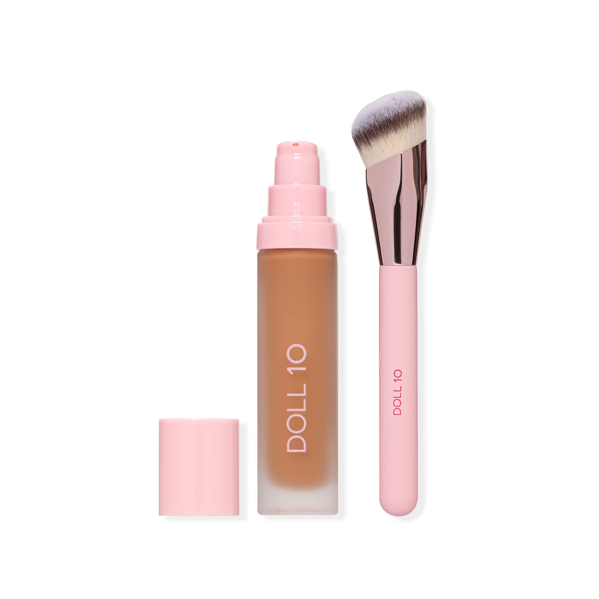 DOLL 10 BEAUTY T.C.E Super Coverage Foundation 33ml & Pinsel