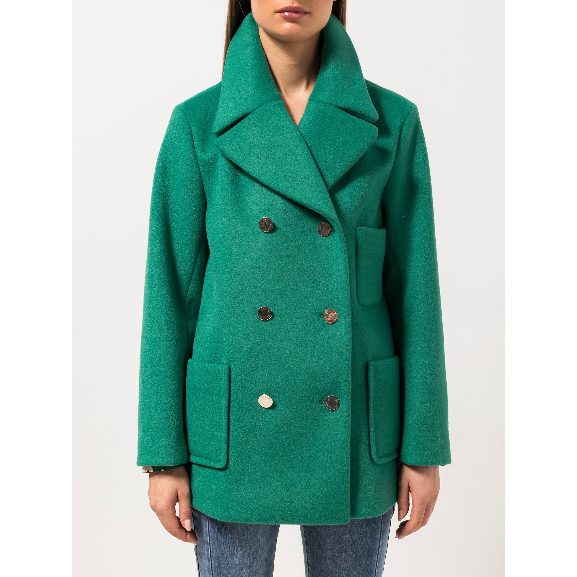 STEFFEN SCHRAUT Jacke Reverskragen aufgesetzte Taschen leger weit