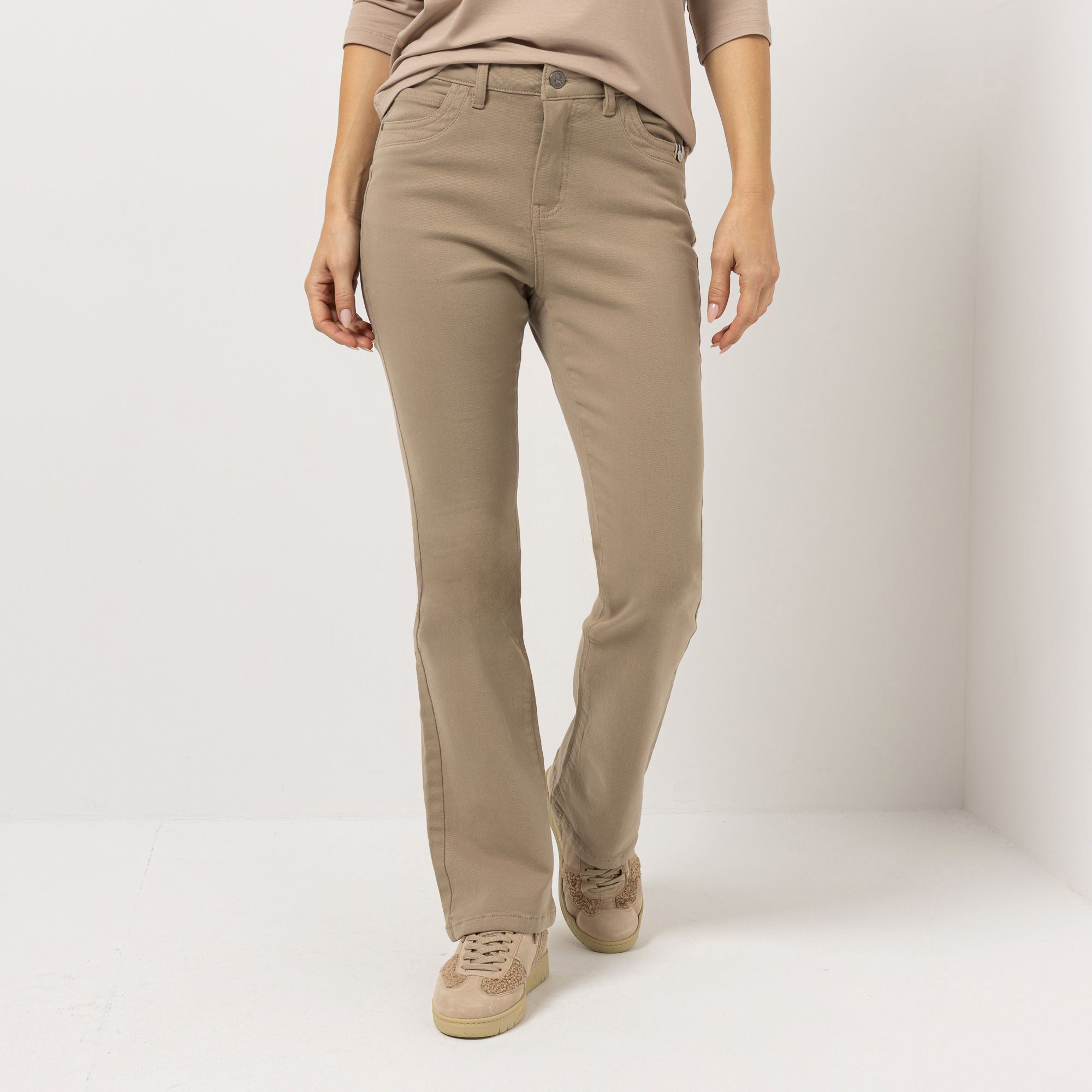 STRANDFEIN Hose mit Thermo- Funktion lange Form Bootcut