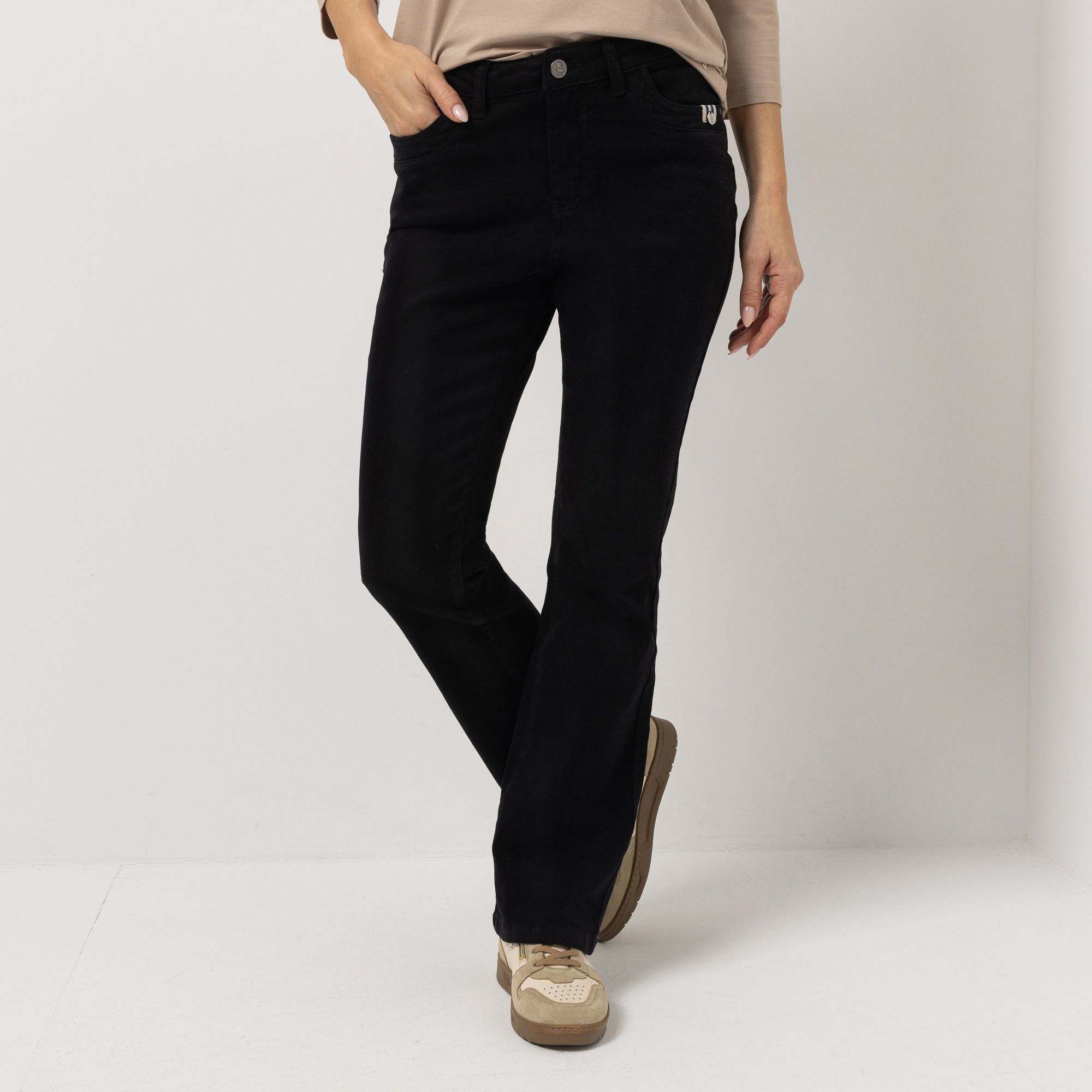 STRANDFEIN Hose mit Thermo- Funktion lange Form Bootcut