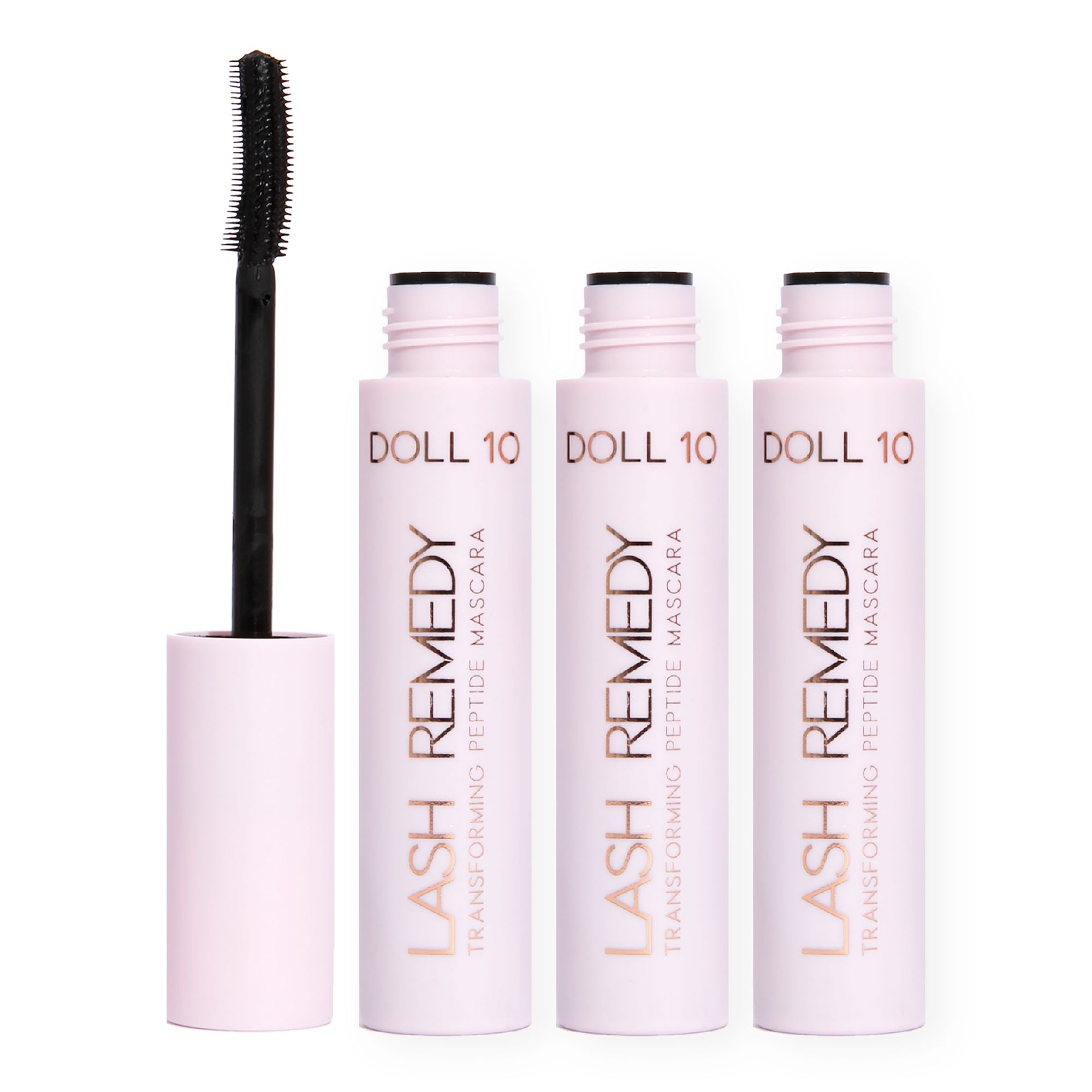 DOLL 10 BEAUTY Lash Remedy Transforming Peptide Mascara 3x10ml