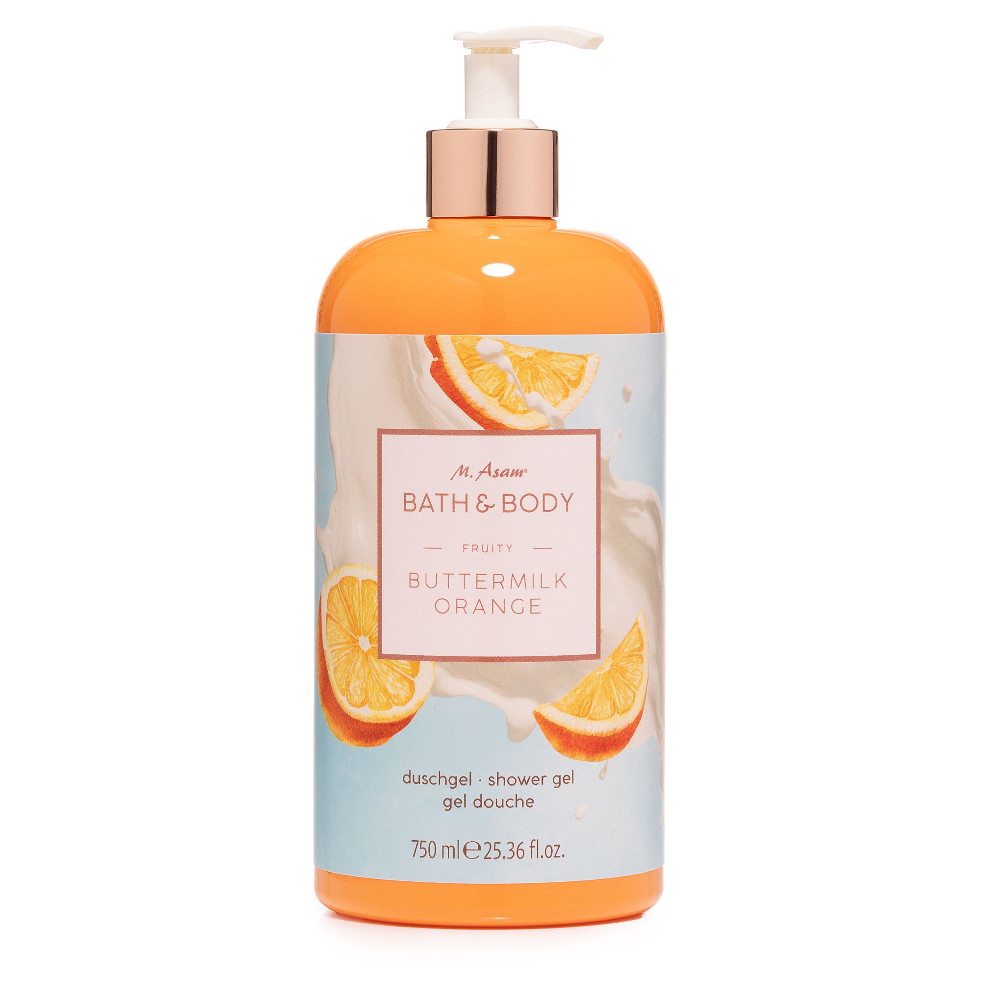 M.ASAM® Buttermilch-Orange Duschgel 750ml