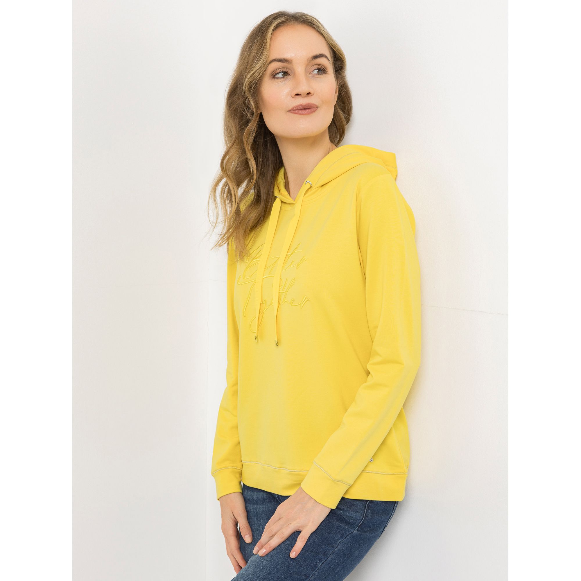 STRANDFEIN Sweatshirt mit Kapuze Better together figurumspielend