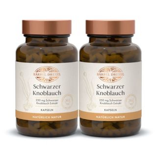 BÄRBEL DREXEL Schwarzer Knoblauch Extrakt Kapseln für 2x 60 Stück für 120 Tage