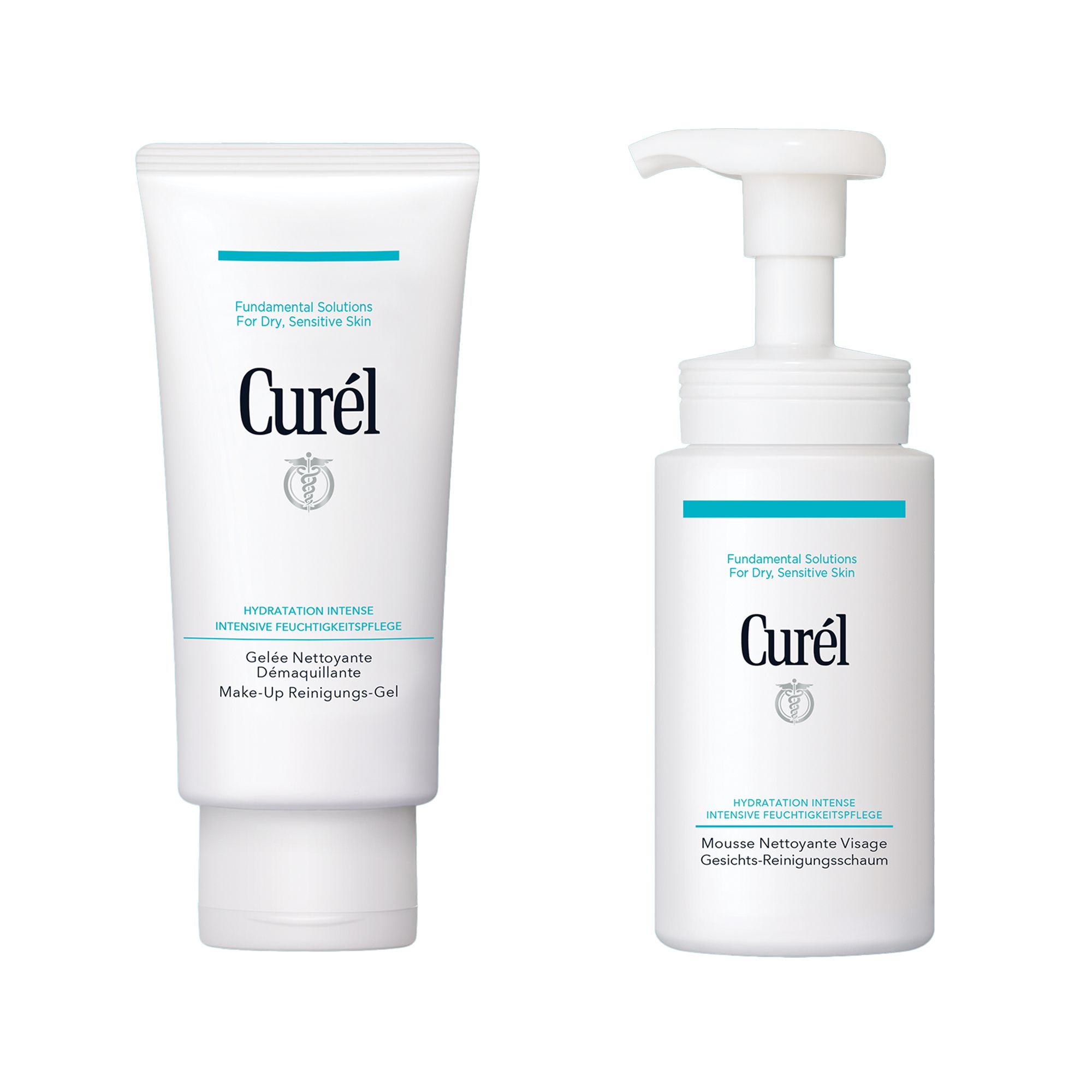 Curél Double Cleansing Set Reinigungsgel 130g Reinigungsschaum 150ml