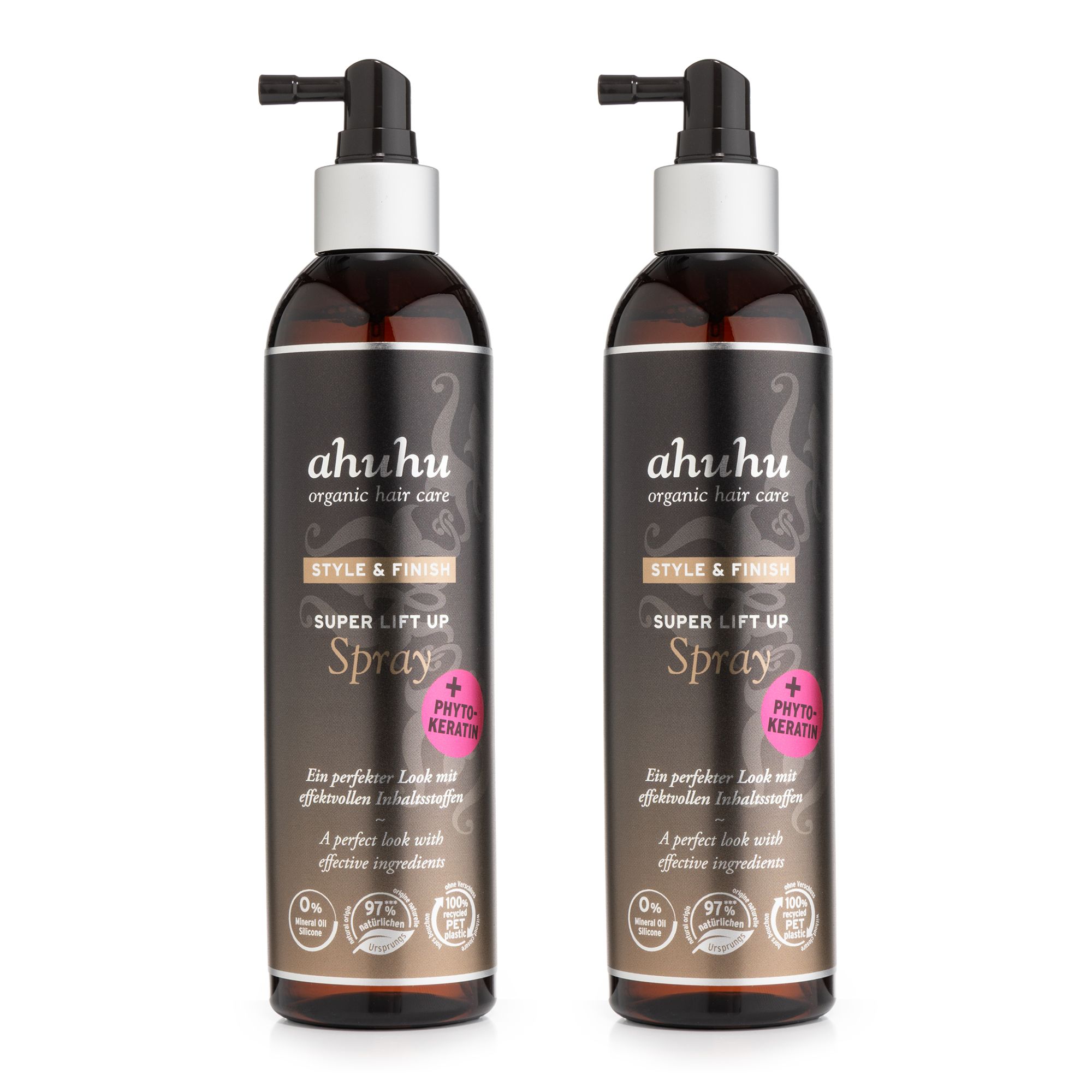 ahuhu Style & Finish Super Lift Up Spray Duo 2x 300ml mit Phytokeratin