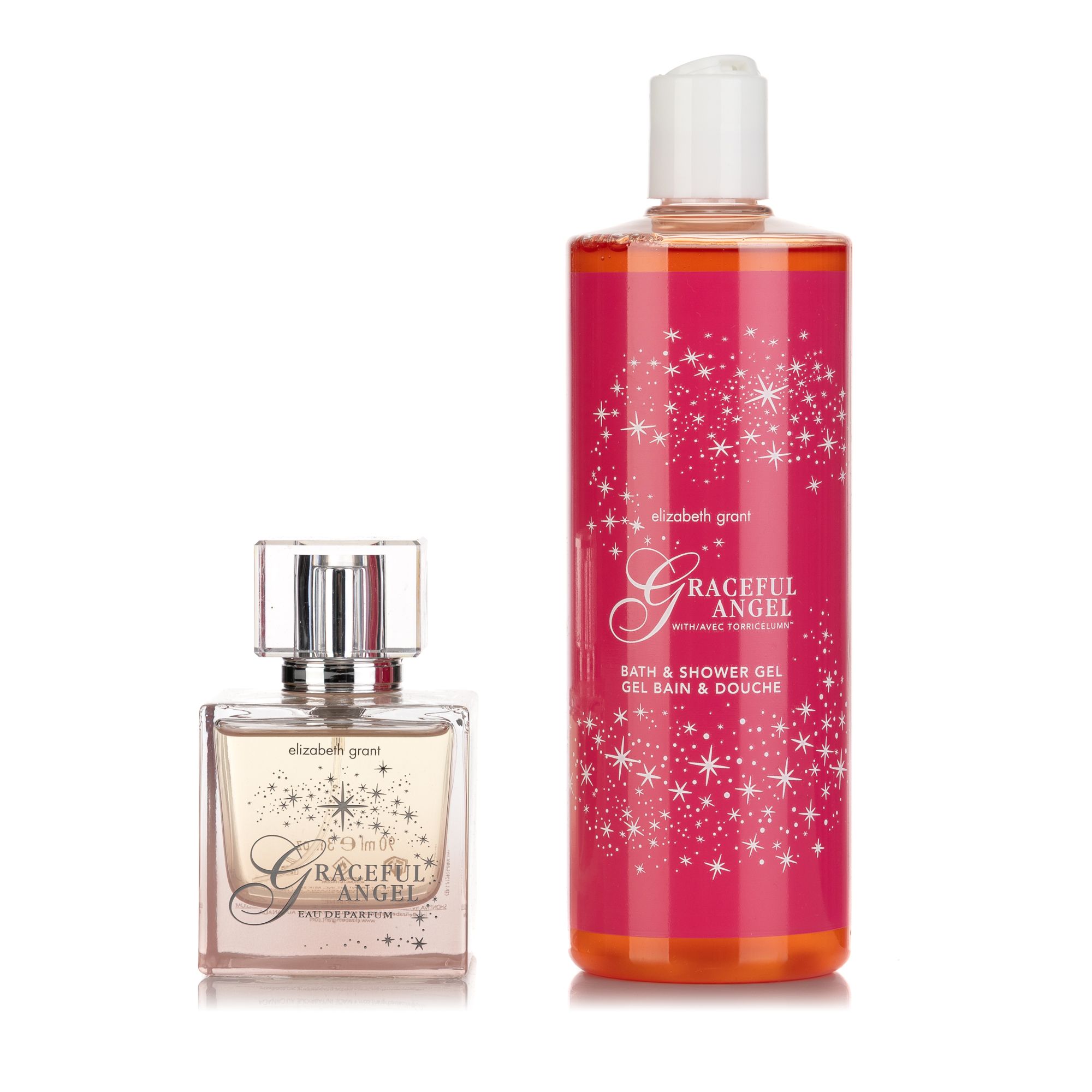 ELIZABETH GRANT Graceful Angel Eau de Parfum 90ml, Duschgel 490ml