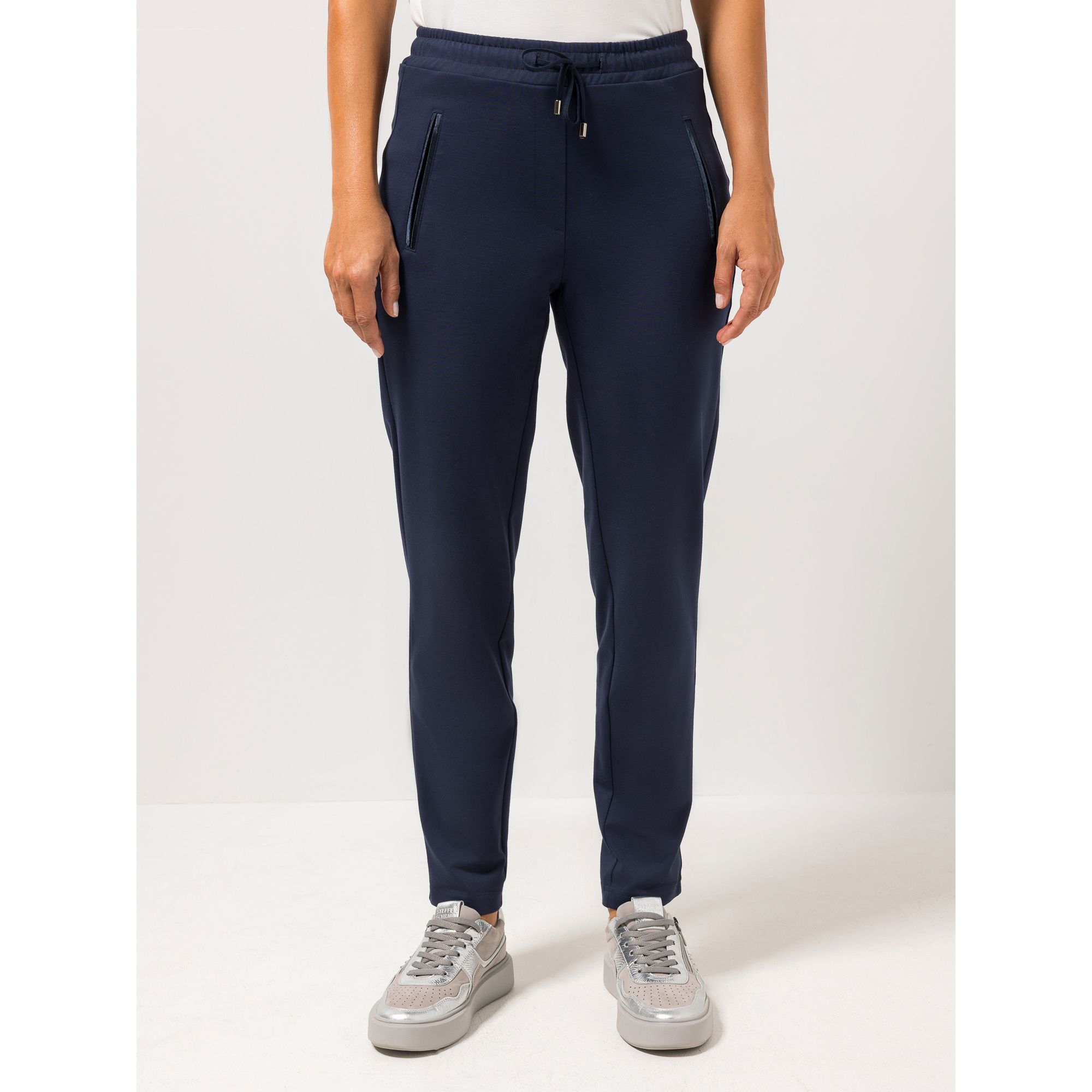 STEFFEN SCHRAUT Hose knöchellang Rundumdehnbund sehr schmales Bein