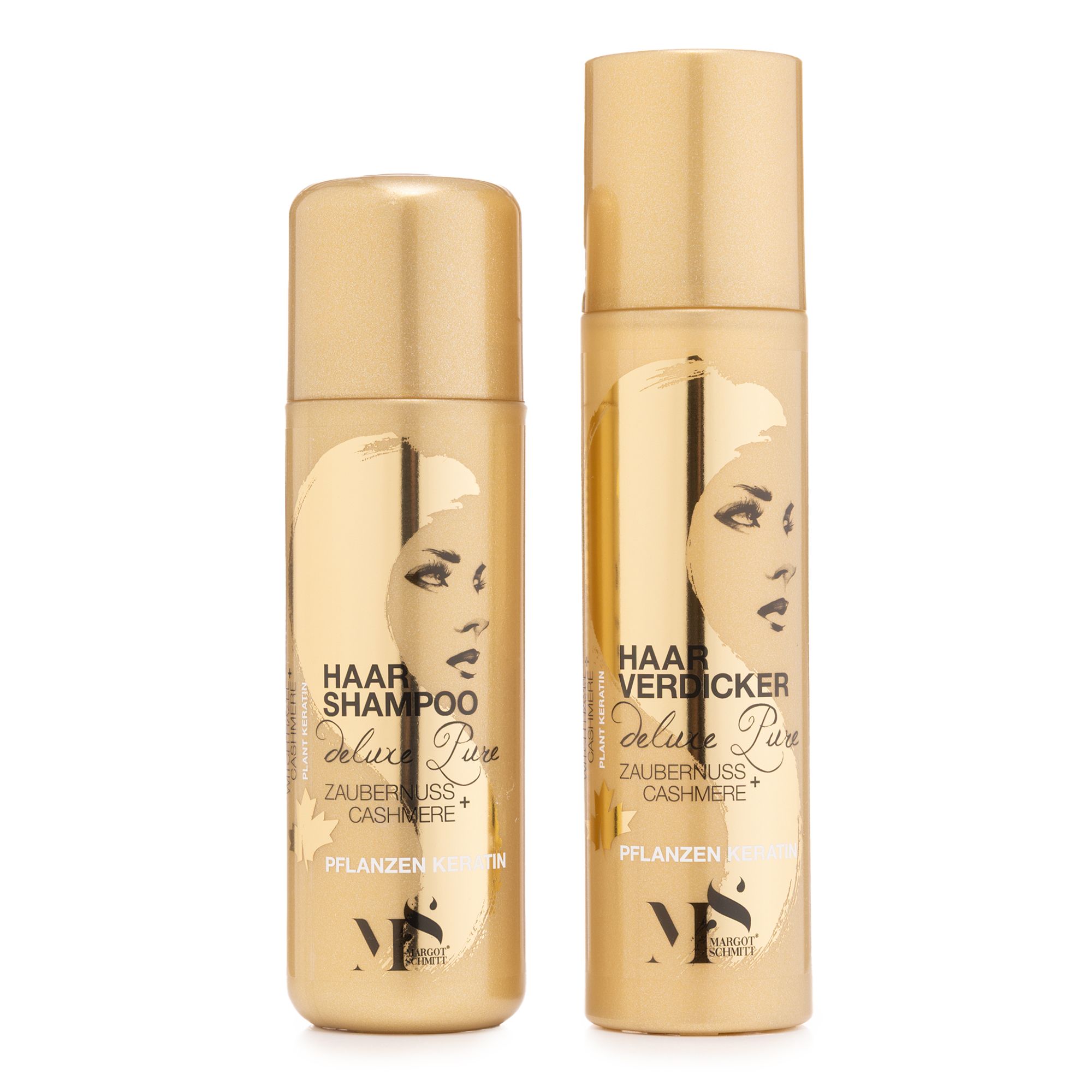 MARGOT SCHMITT® Deluxe Pure Haar Shampoo 250ml & Haarverdicker 250ml