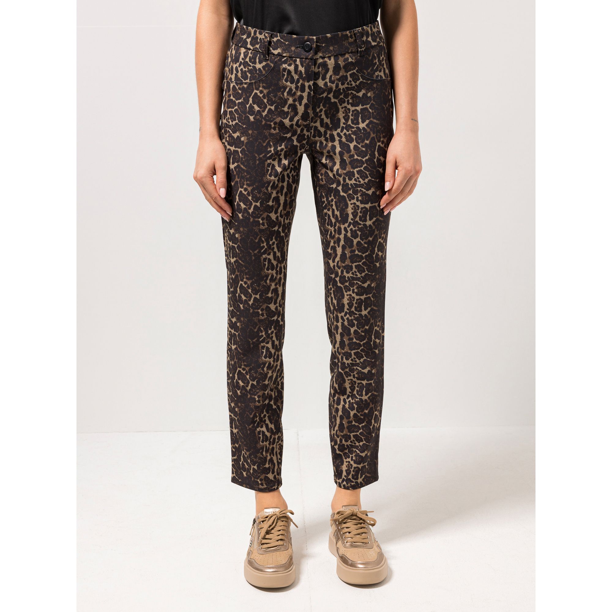 STEFFEN SCHRAUT Hose Las Vegas knöchellang elastischer Bund schmales Bein