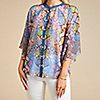 SCHIFFHAUER MUNICH® Bluse, 3/4-Arm Kimono-Stil Strass-Detail Passform, 2 of 3