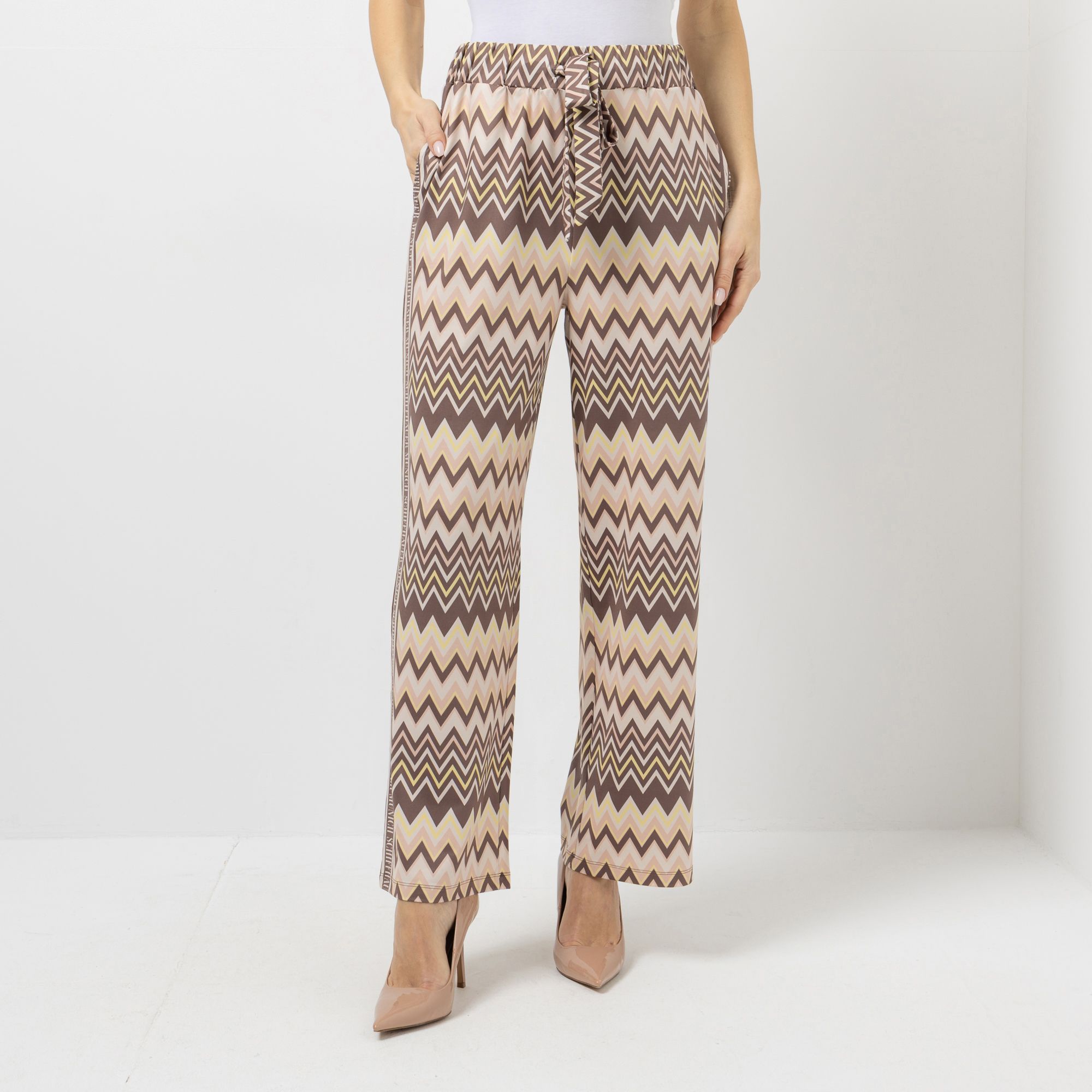 SCHIFFHAUER MUNICH® Hose Rundumdehnbund mit Tunnelzug weites Bein