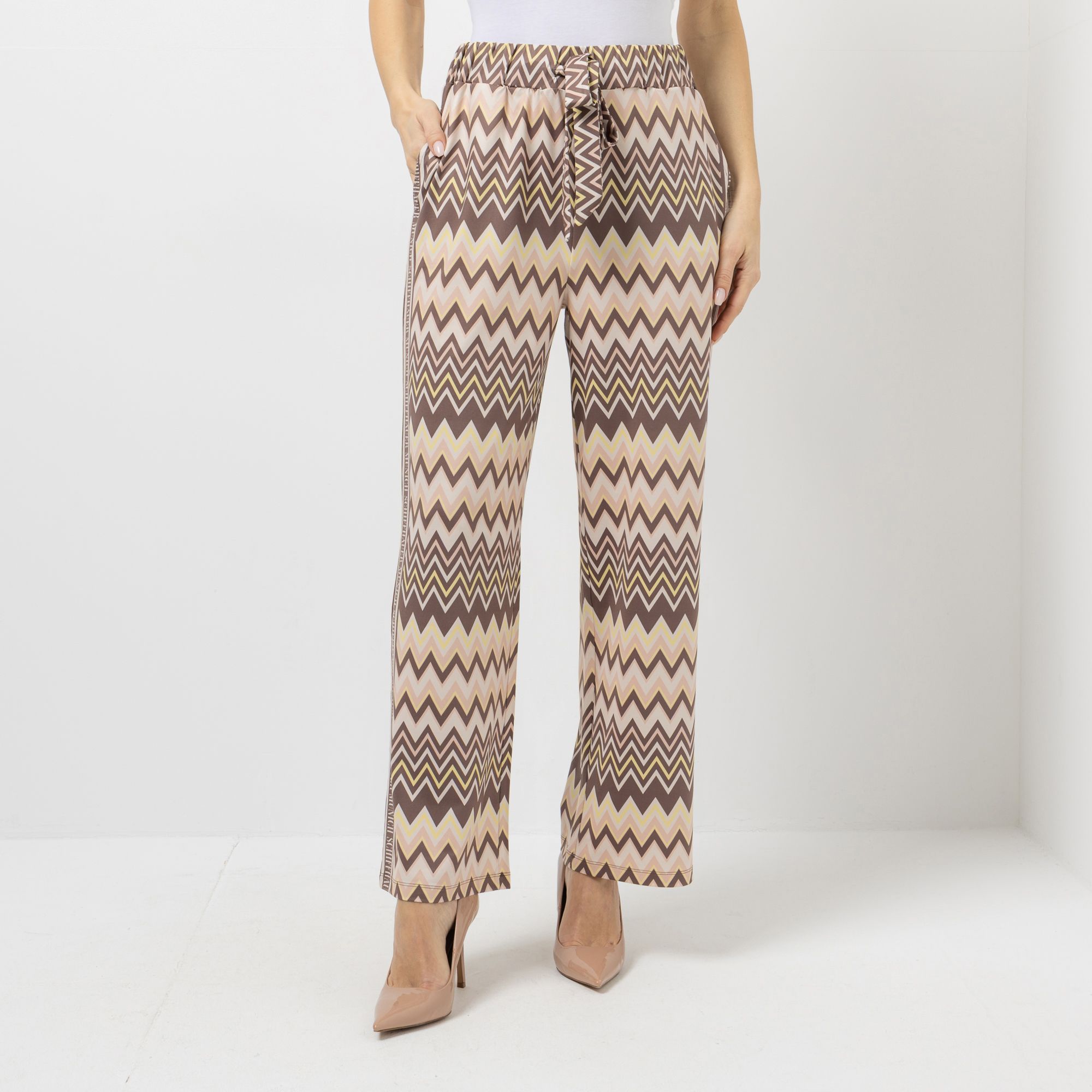 SCHIFFHAUER MUNICH® Hose Rundumdehnbund mit Tunnelzug weites Bein