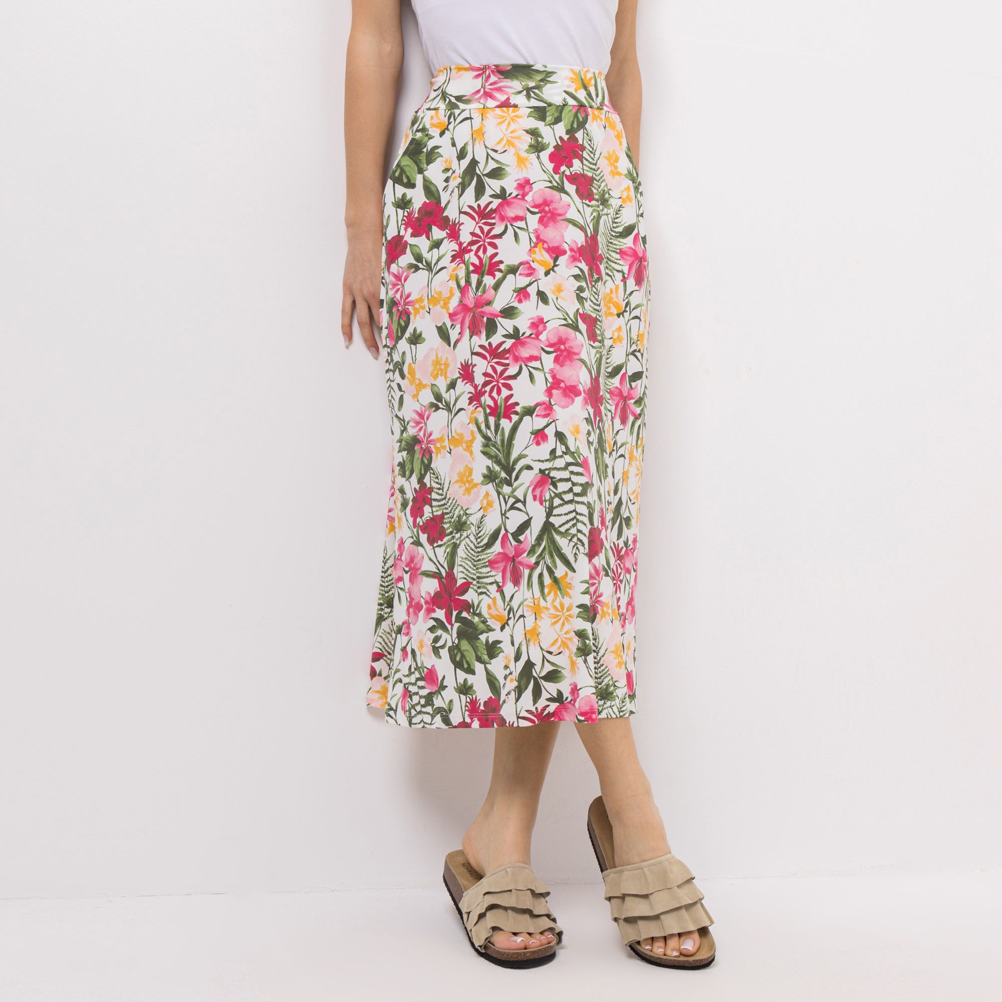 KIM & CO. Rock, knieumspielend Brazil Knit Jersey 2 Eingrifftaschen figurumspielend