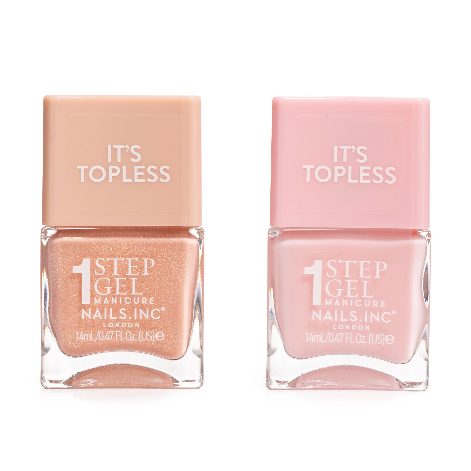 NAILS.INC® It's Topless 1-Step Gel Nagellack-Set 2x14ml