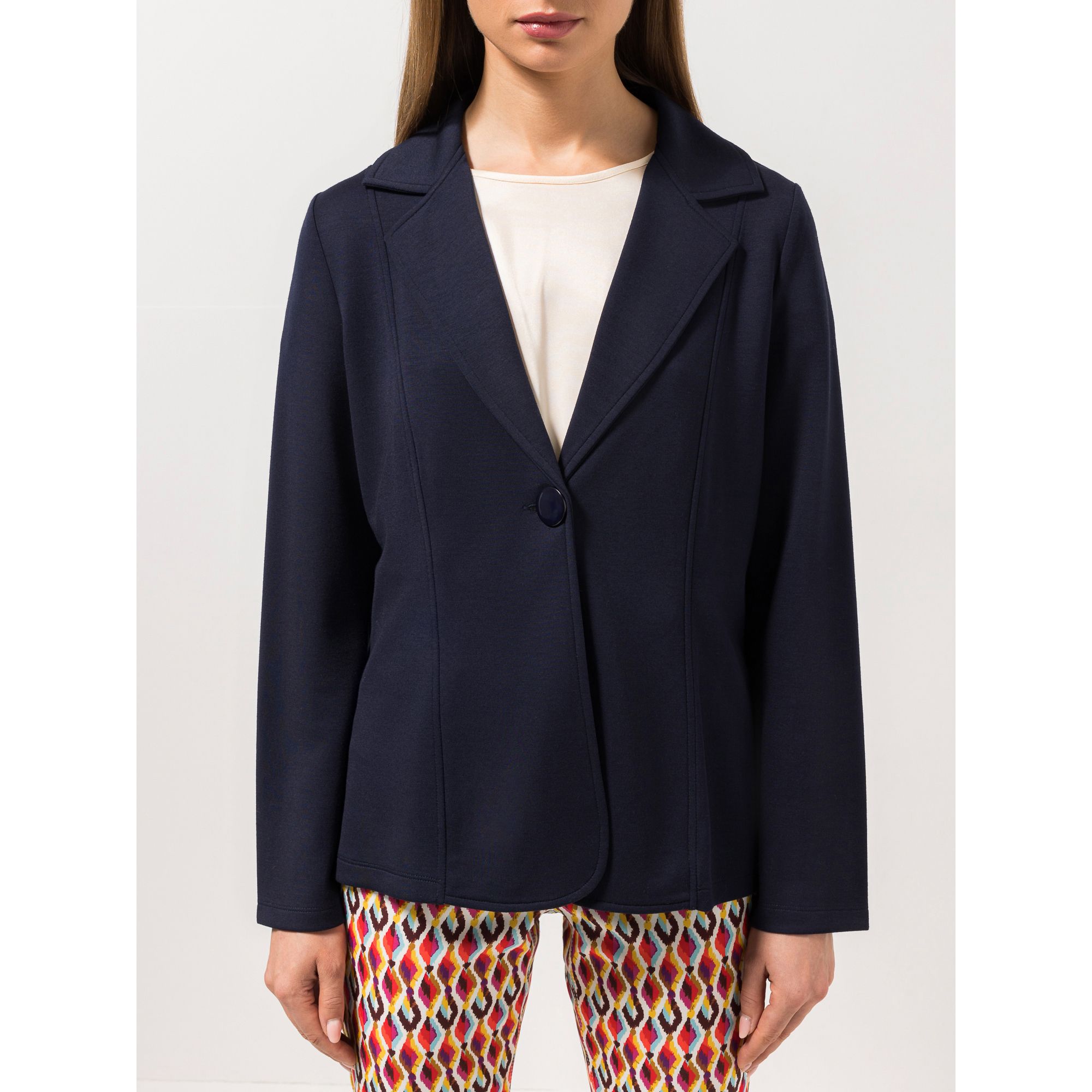 STEFFEN SCHRAUT Blazer Scuba-Optik mit Knopf figurbetont